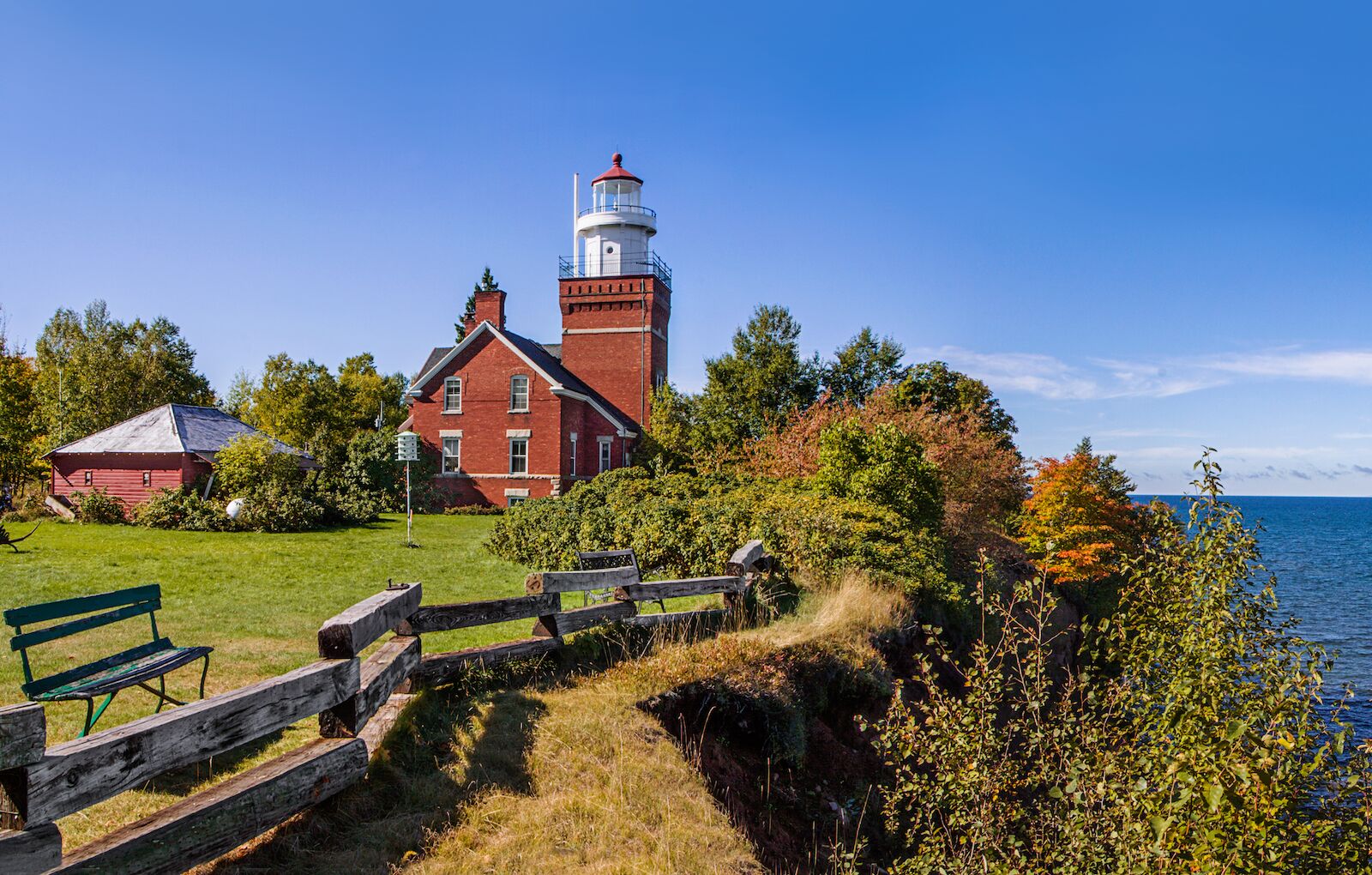 Big Bay Point Lighthouse is one of the few Michigan lighthouses where you can stay at