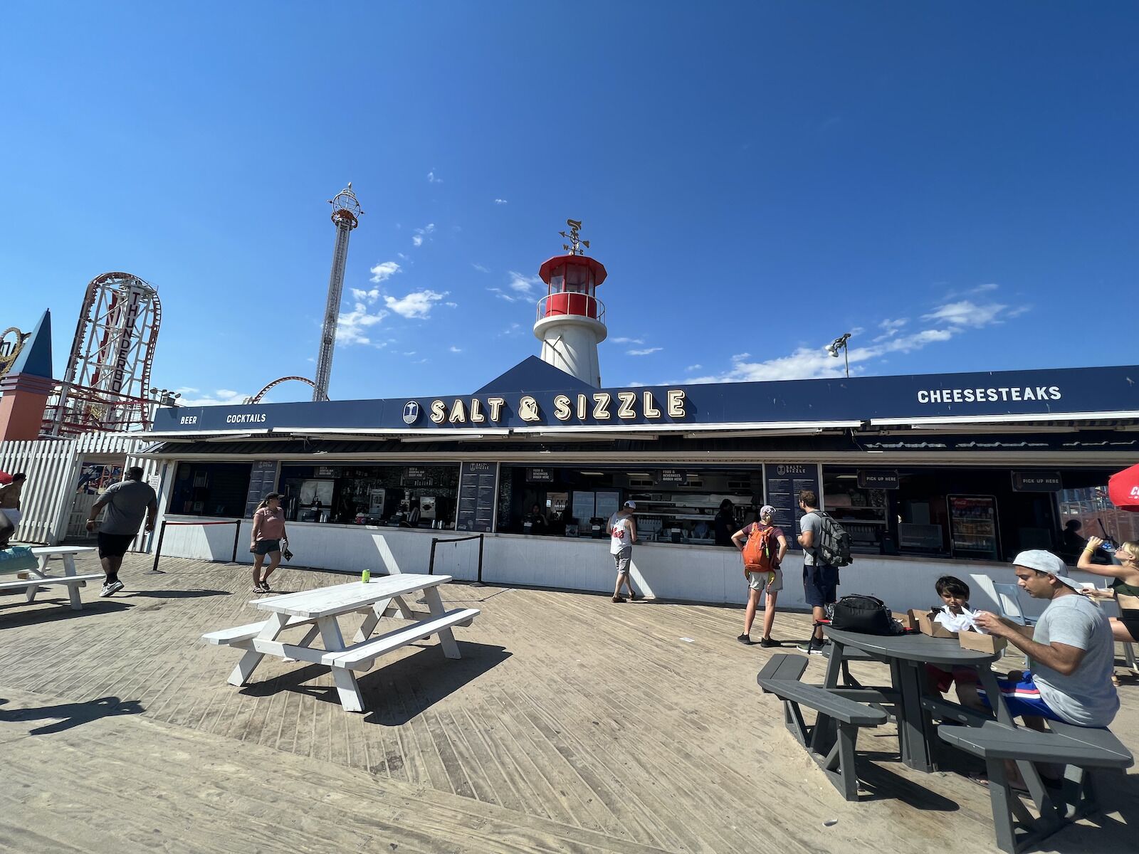 Salt and Sizzle exterior - Coney Island boardwalk