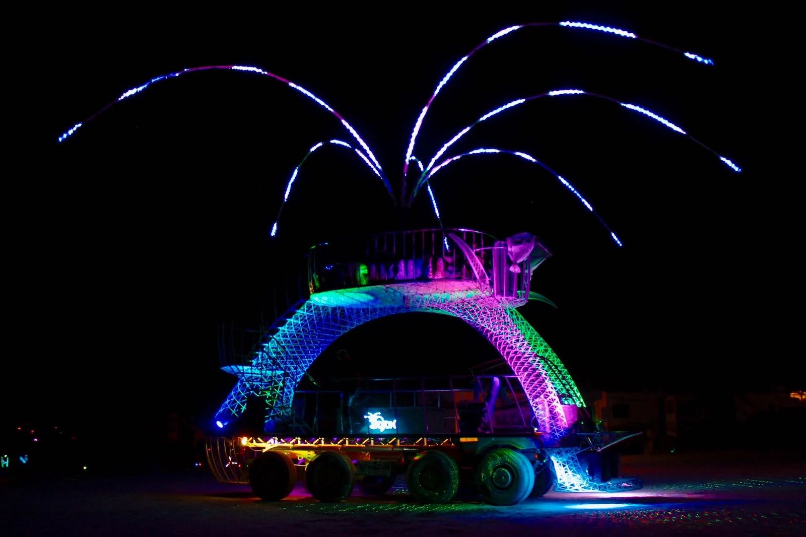 Art from Burning Man 2022: "Silv-i" by Marco Cochrane