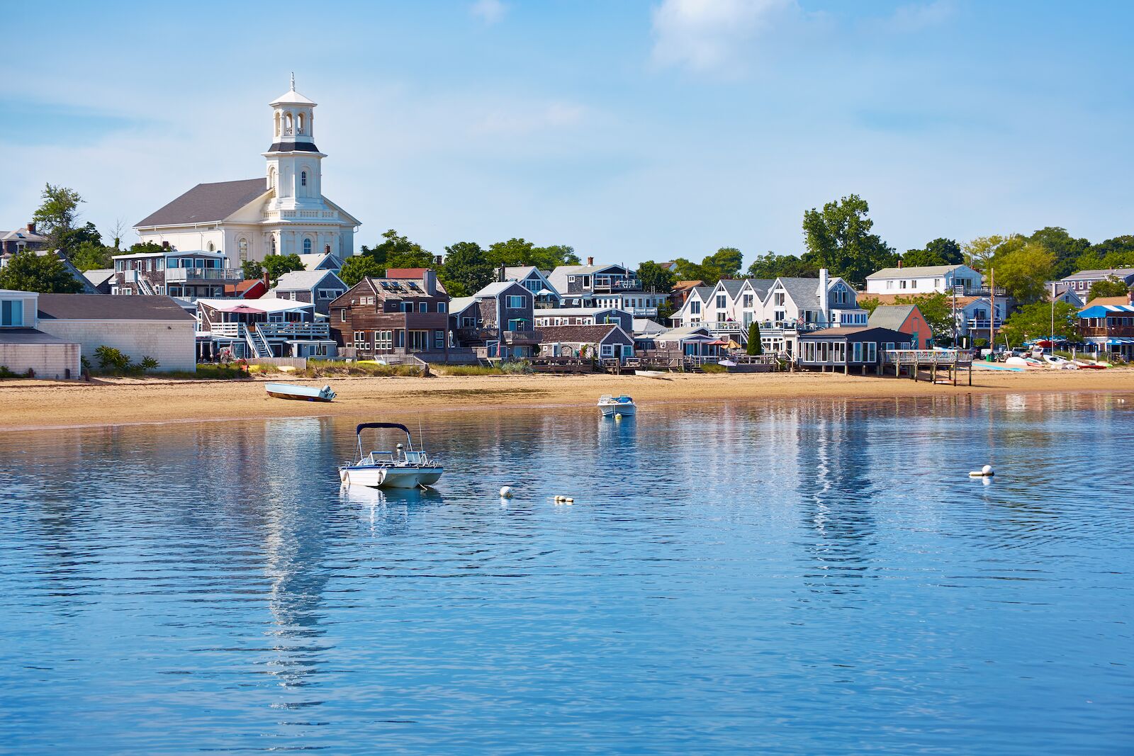 The town of Provincetown on Cape Cod