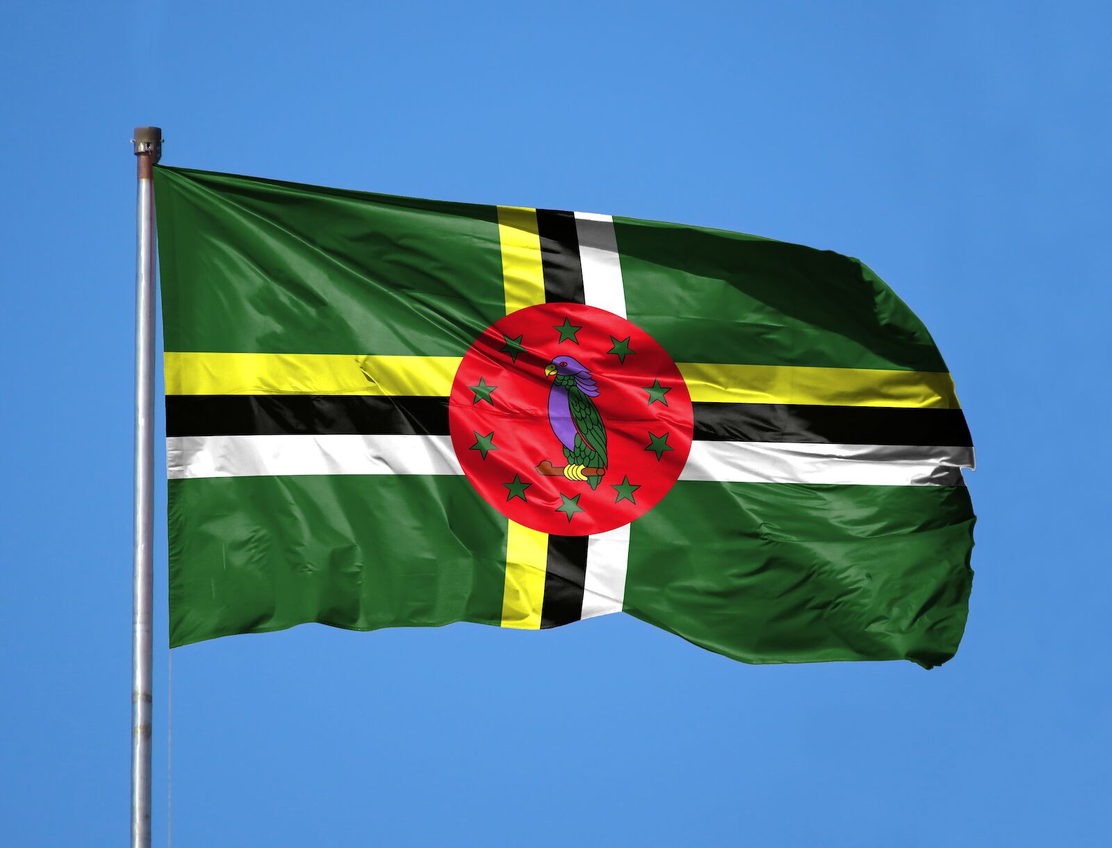 Caribbean flags: Dominica