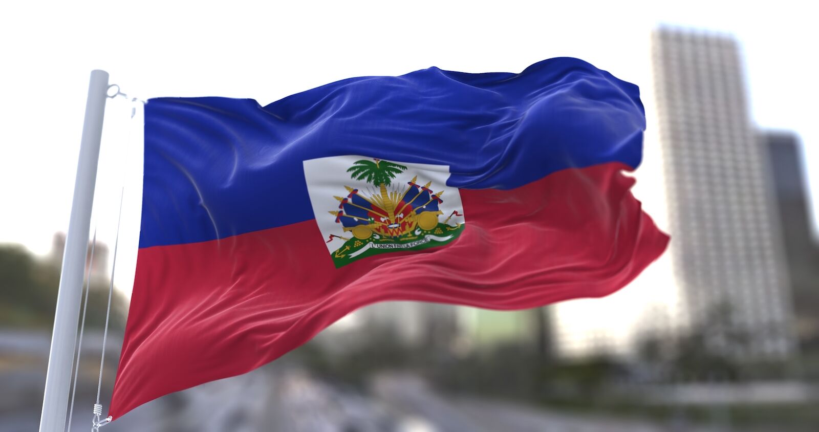 Caribbean flags: Haiti