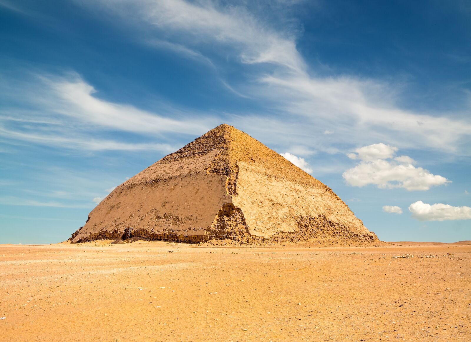 The Bent Pyramid. What's inside this pyramid?