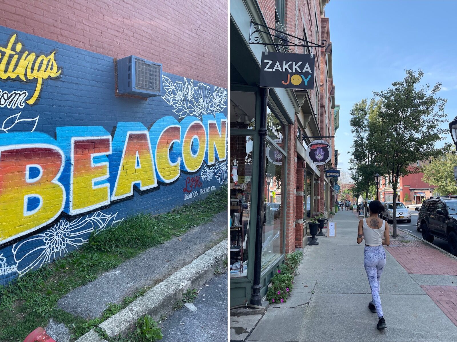 walking through beacon, new york