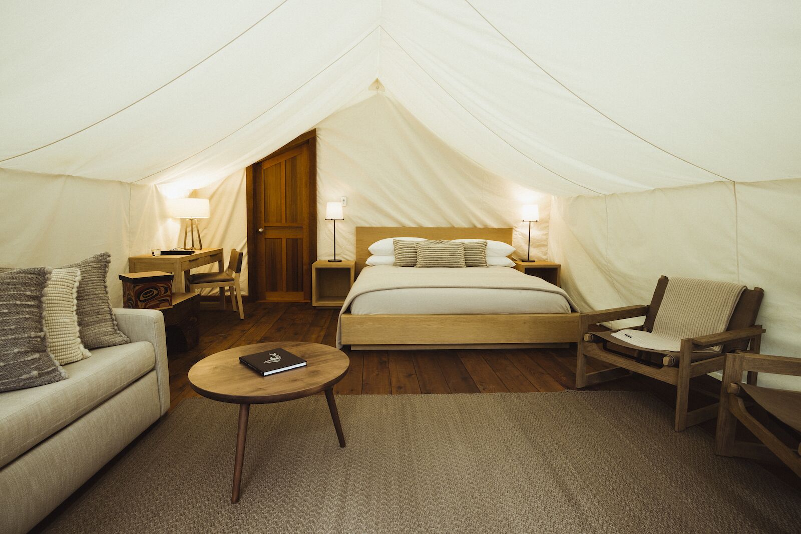 clayoquot tent room with ensuite 