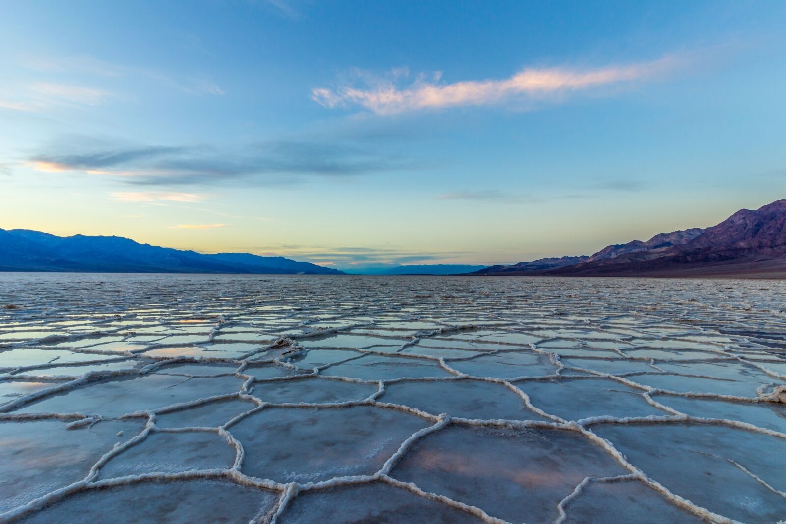 Salt flats in Death Valley are one of the best things to do in Las Vegas