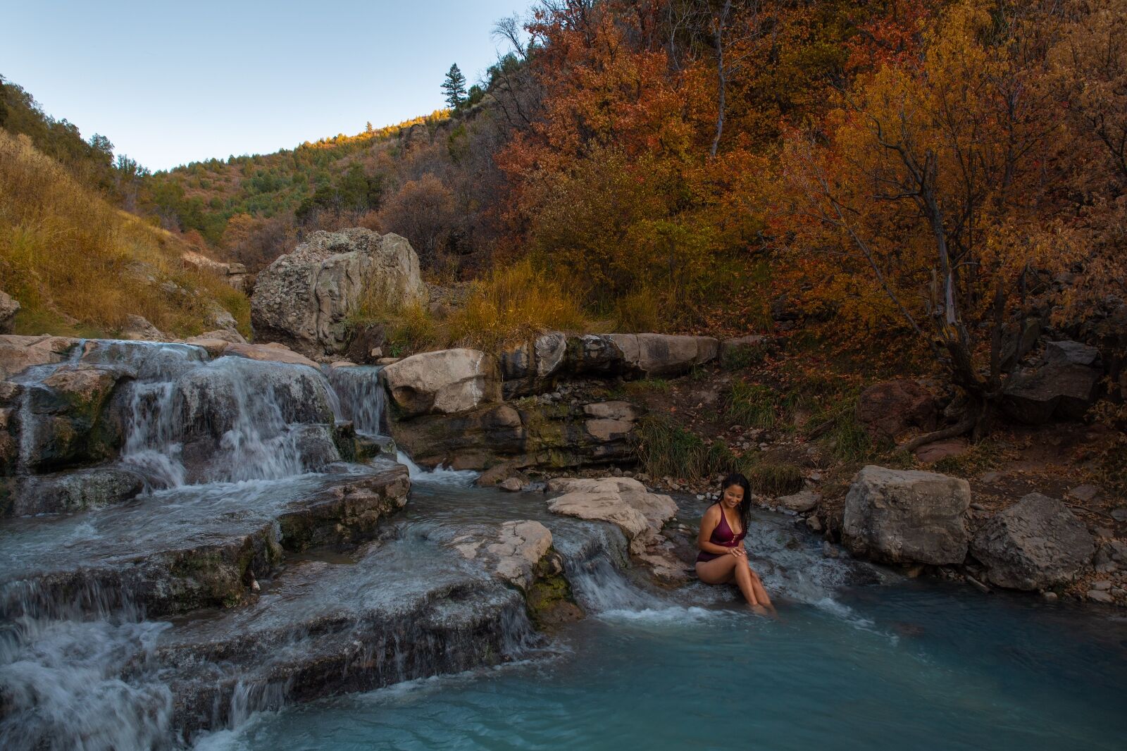 Fifth Water Hot Springs one of the best waterfalls in Utah