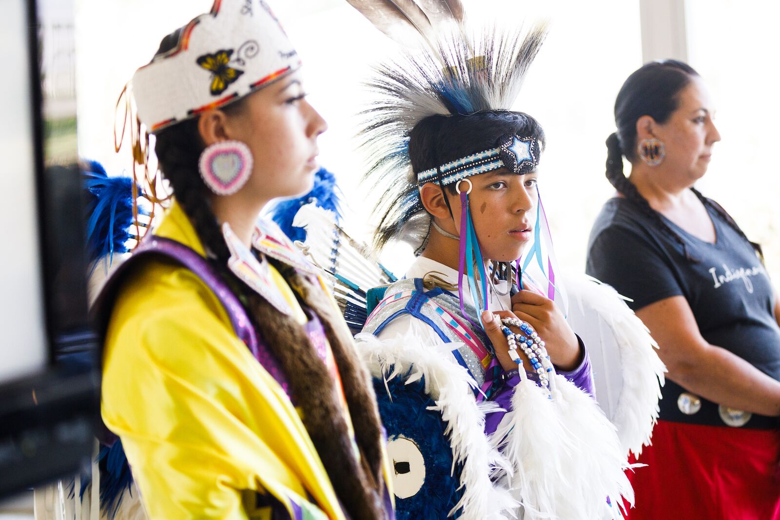 The Young Family performs at the Visit Native California luncheon in Palm Springs, California on September 14, 2022.