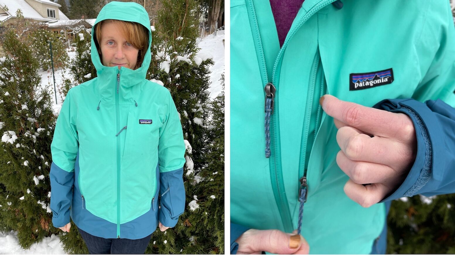 Patagonia Stormstride Jacket - Women's Ski Shell - Fresh Teal