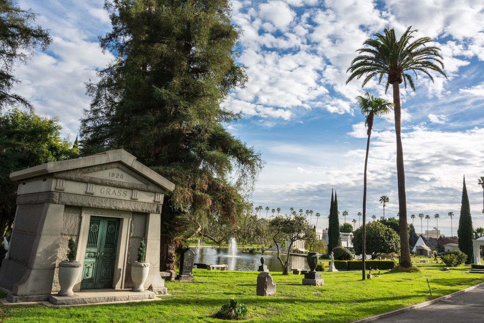 Going to see a movie at the Hollywood Forever Cemetery is one of the best things to do in Los Angeles