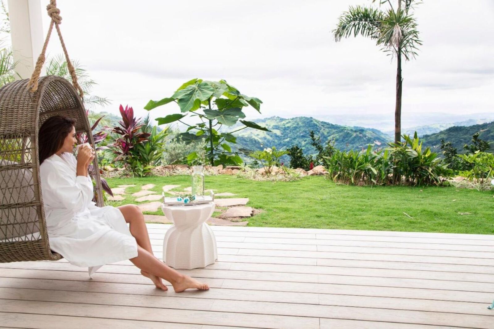Woman sitting at The Retreat Costa Rica - Wellness Resort & Spa one of the best Costa Rica yoga retreats 
