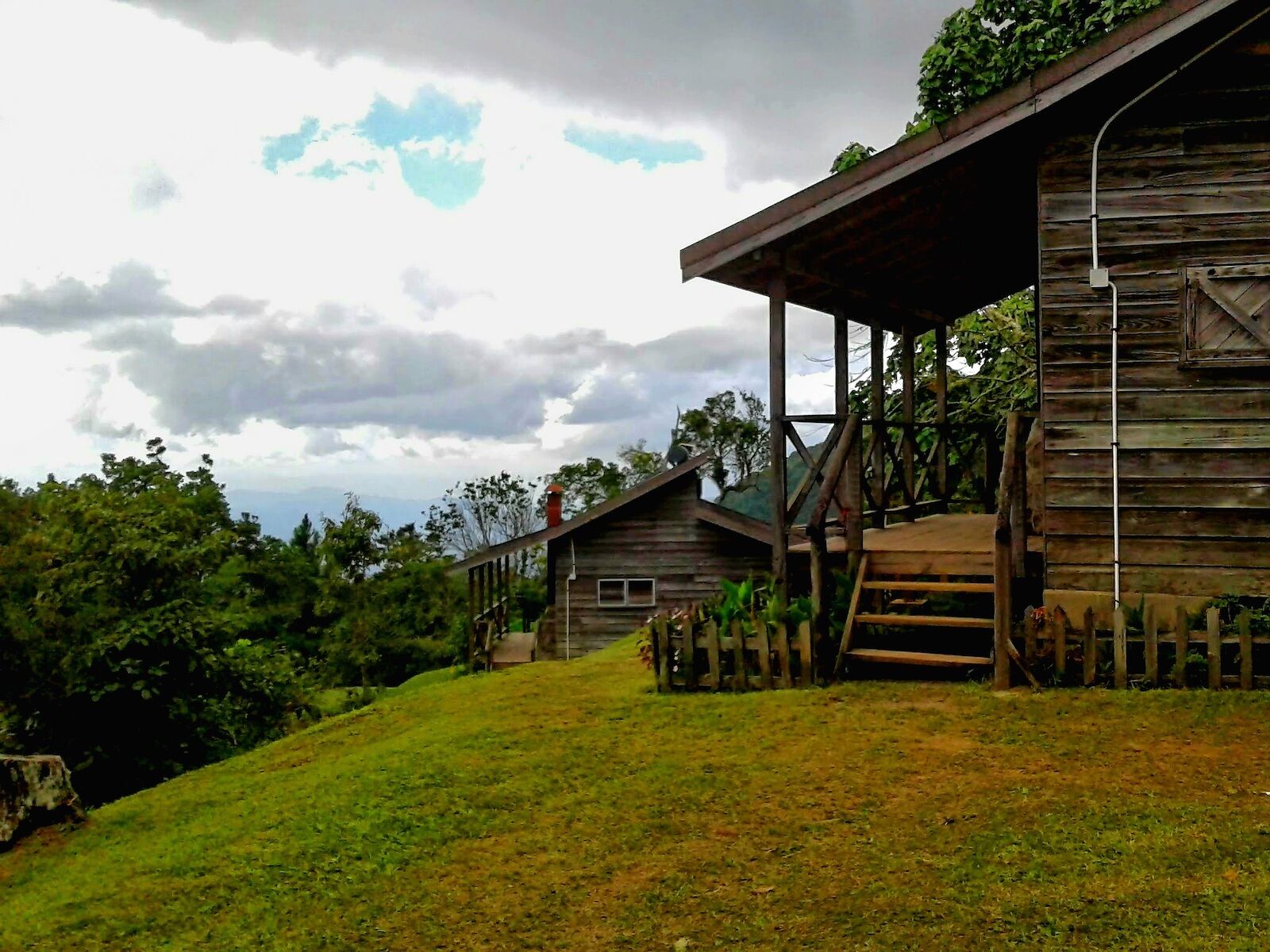 A cabin at Holywell Park in the Blue Mountains of Jamaica