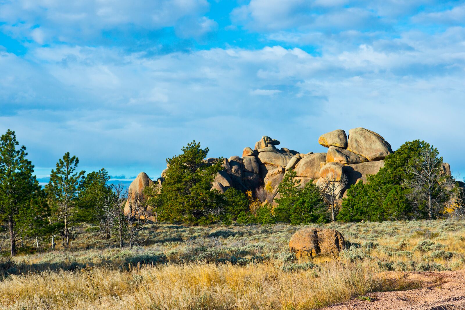 Rock formation in Vedauwoo Recreation Area