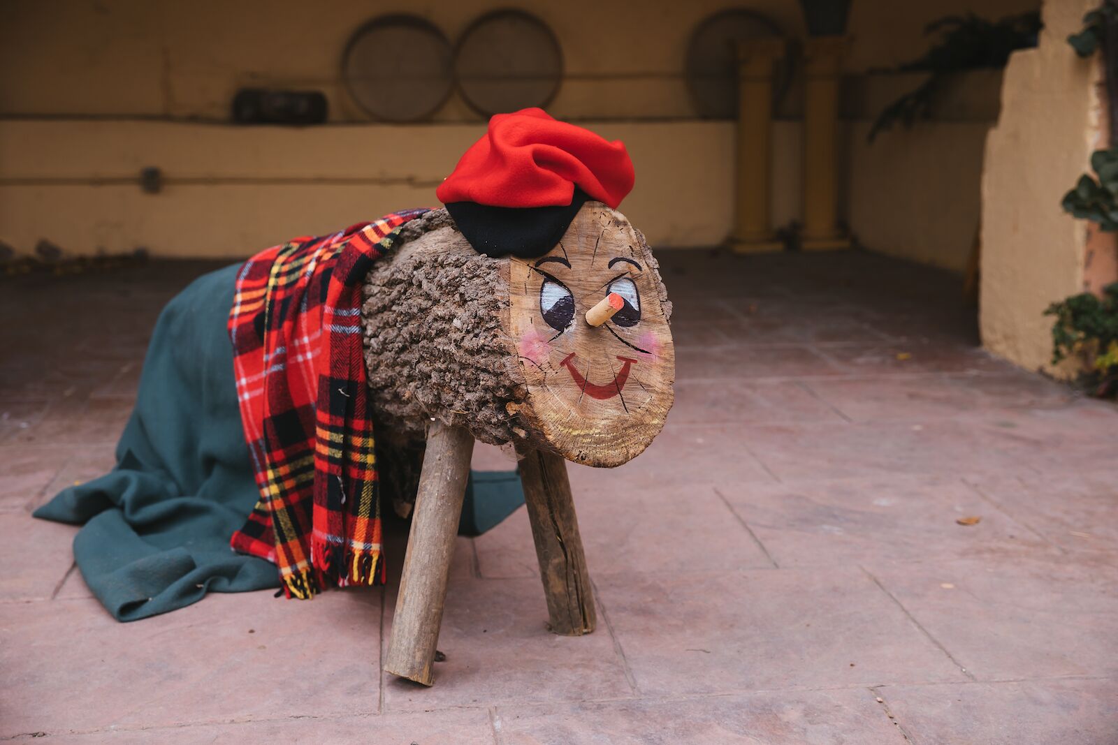 Caga Tio is a typical Christmas character of Catalonia, Spain
