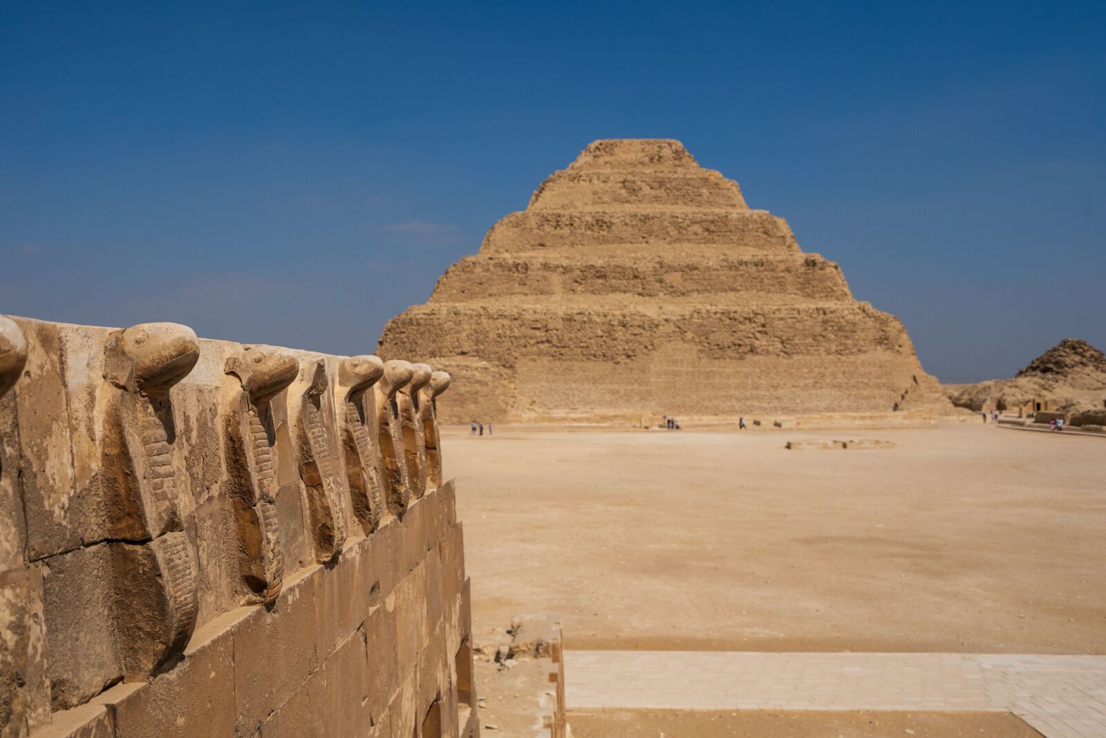 Saqqara is one of the bes things to do in egypt. shown here is large tomb