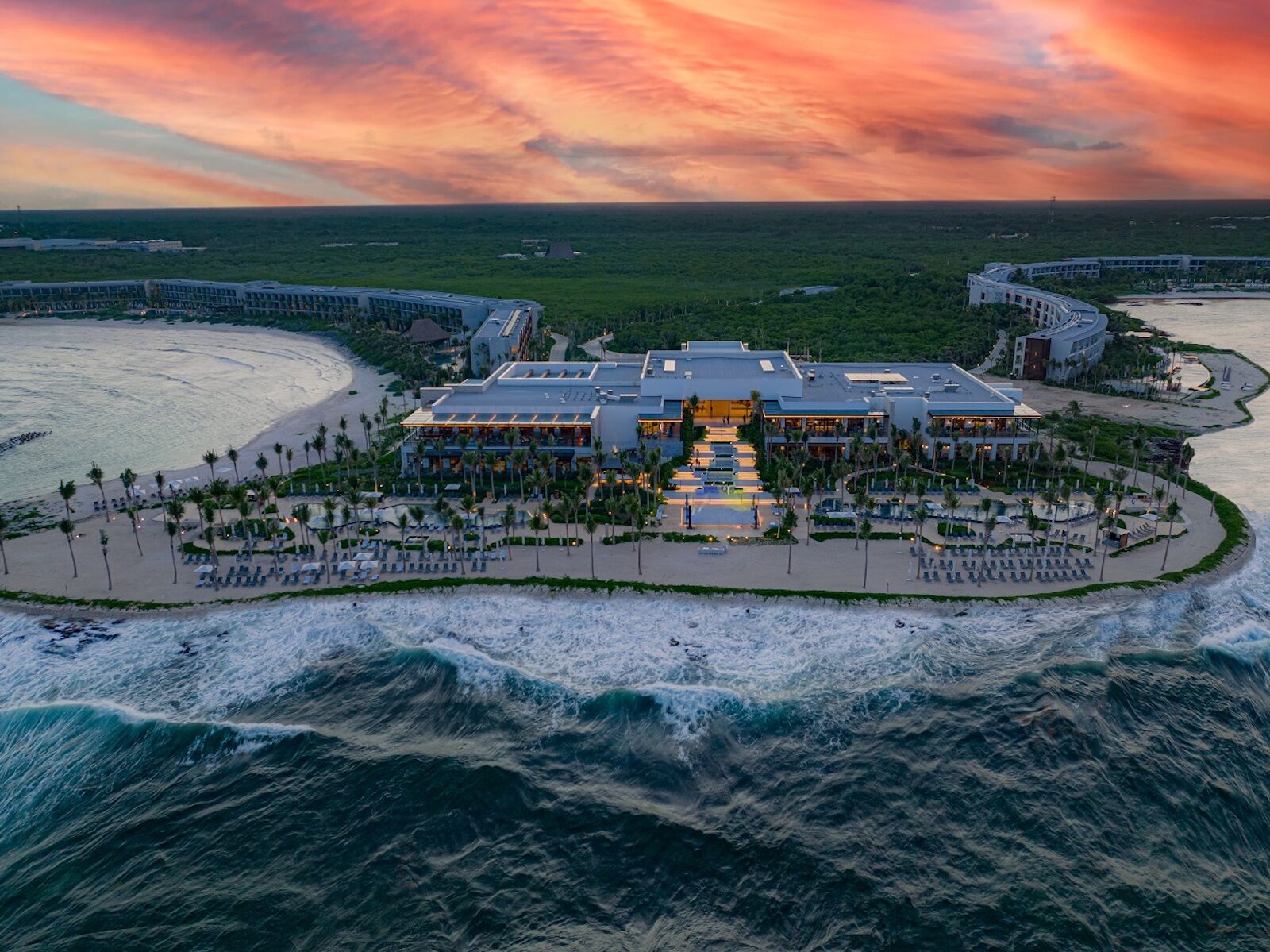 aerial view of the hilton tulum riviera maya all inclusive