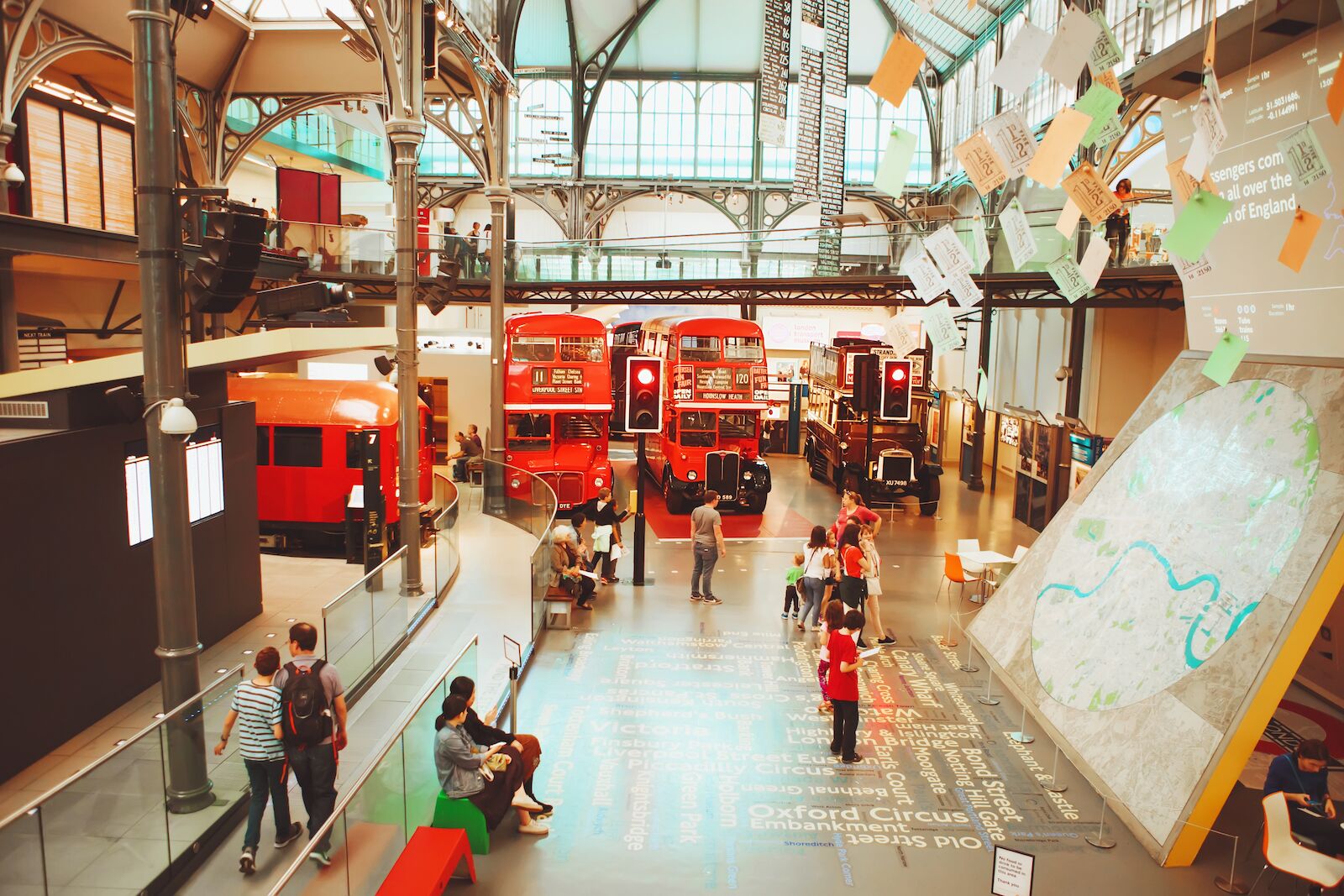 Inside the London Transport Museum