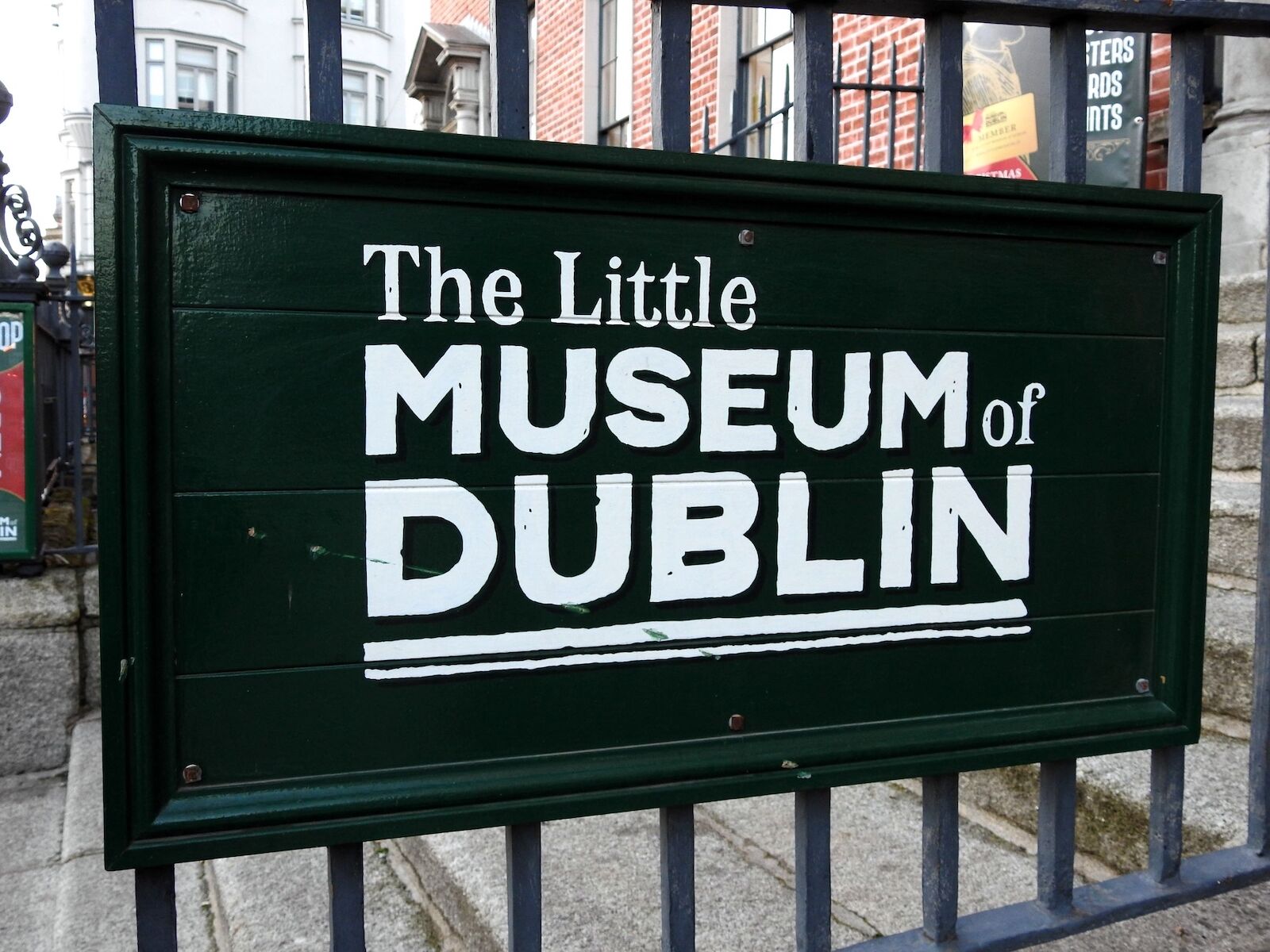 Museums in Dublin: Sign for the The Little Museums of Dublin