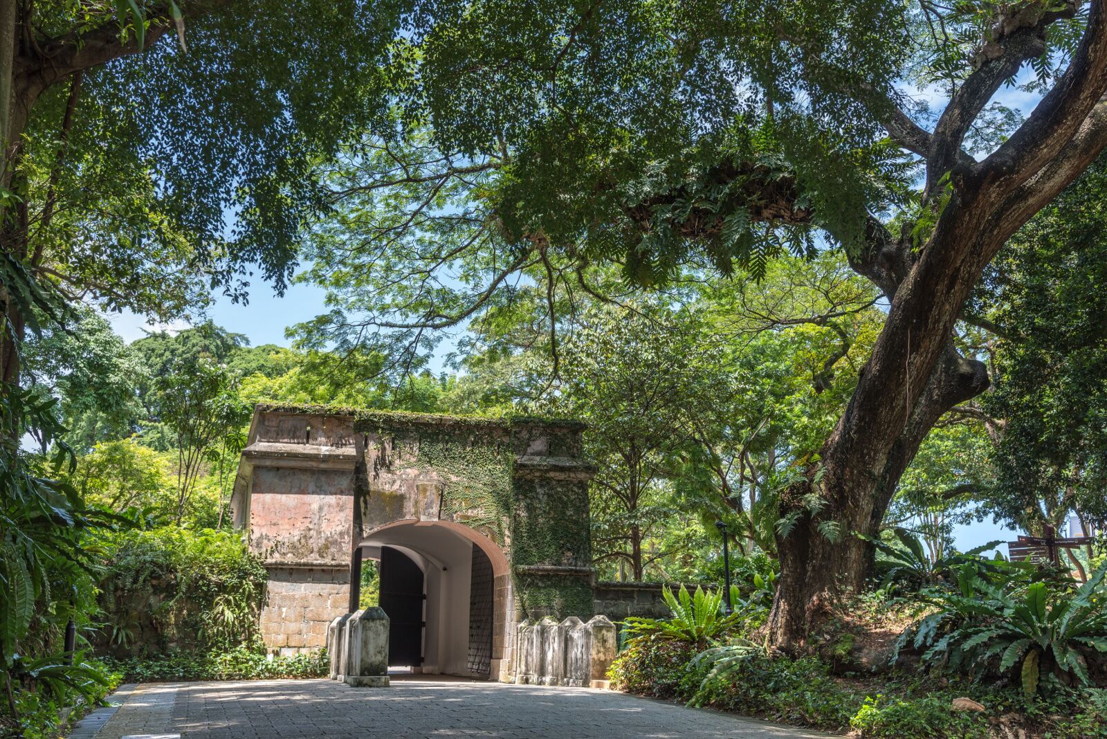 Fort canning park gate - parks in singapore