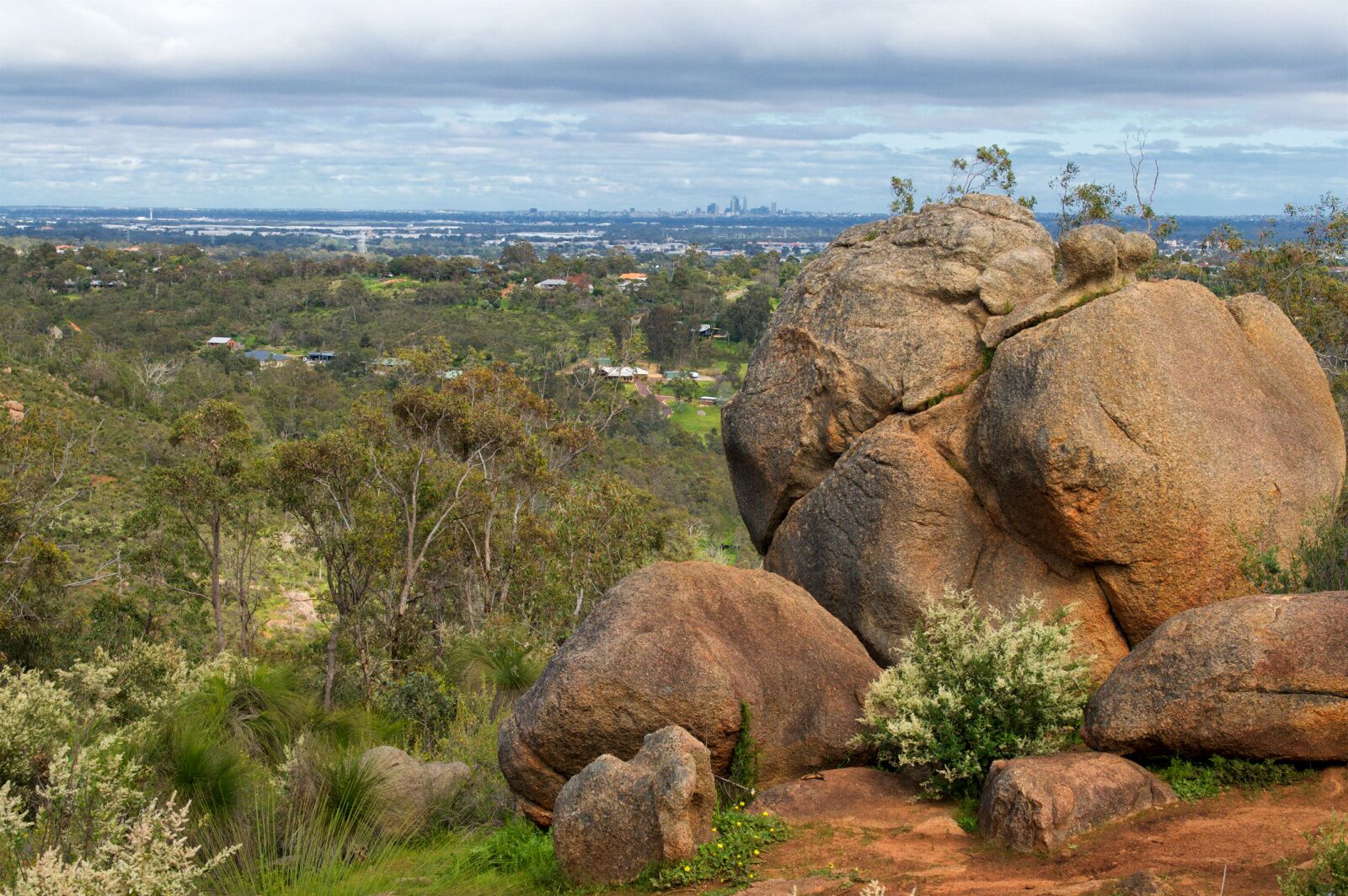 Viewpoint at one of the national parks near Perth, Aus