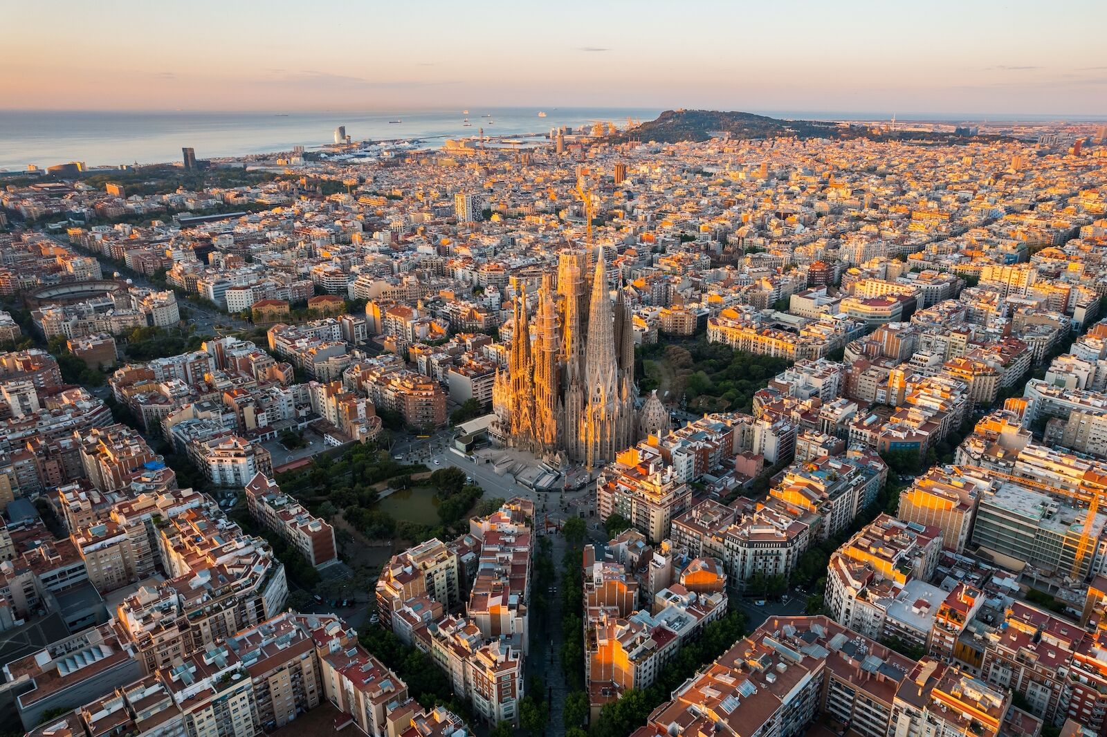 La Sagrada Familia from above