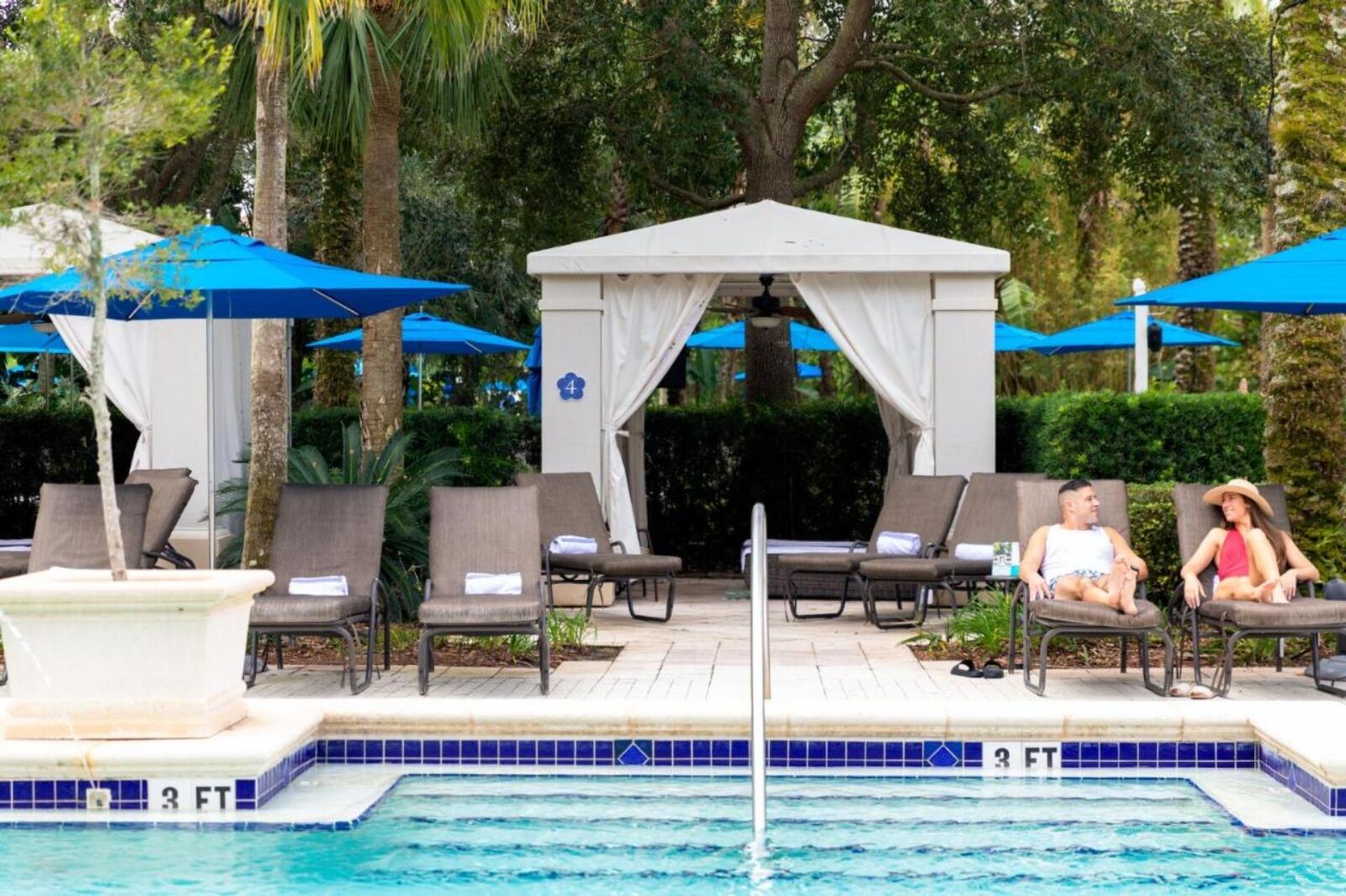 Poolside at Omni Orlando Resort at Championsgate one of the best Orlando resorts