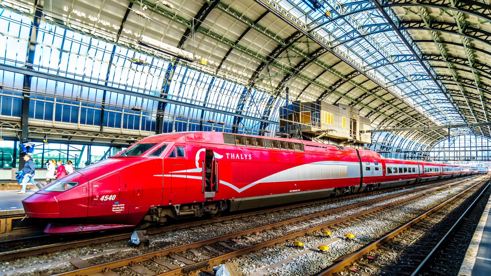 Thalys train from Paris to Amsterdam