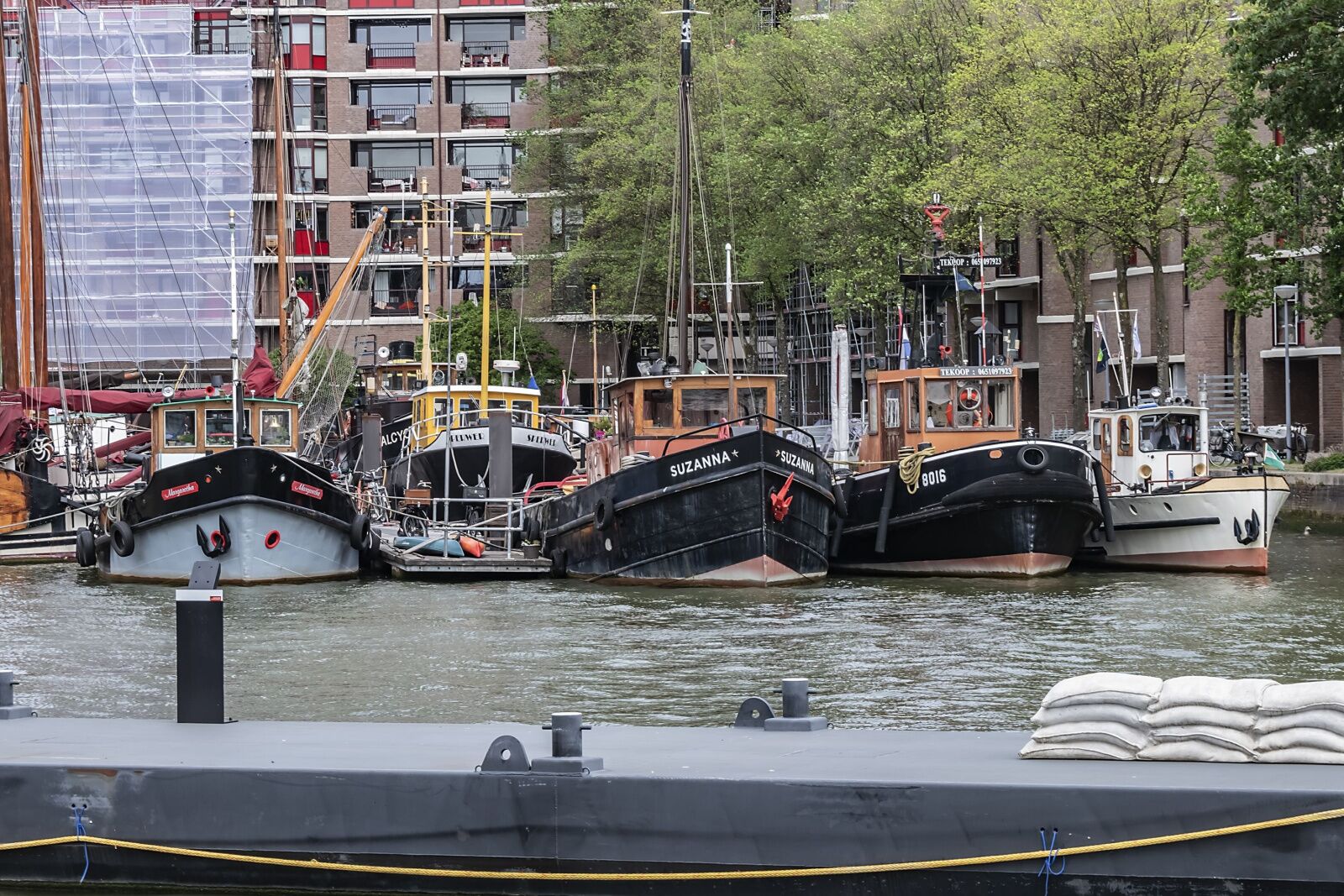 maritime museum in rotterdam - boats in water