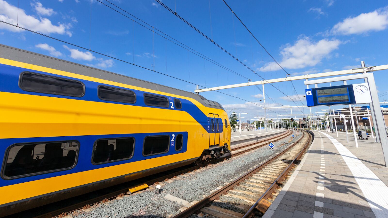 NS International InterCity train that runs between Amsterdam and Brussels