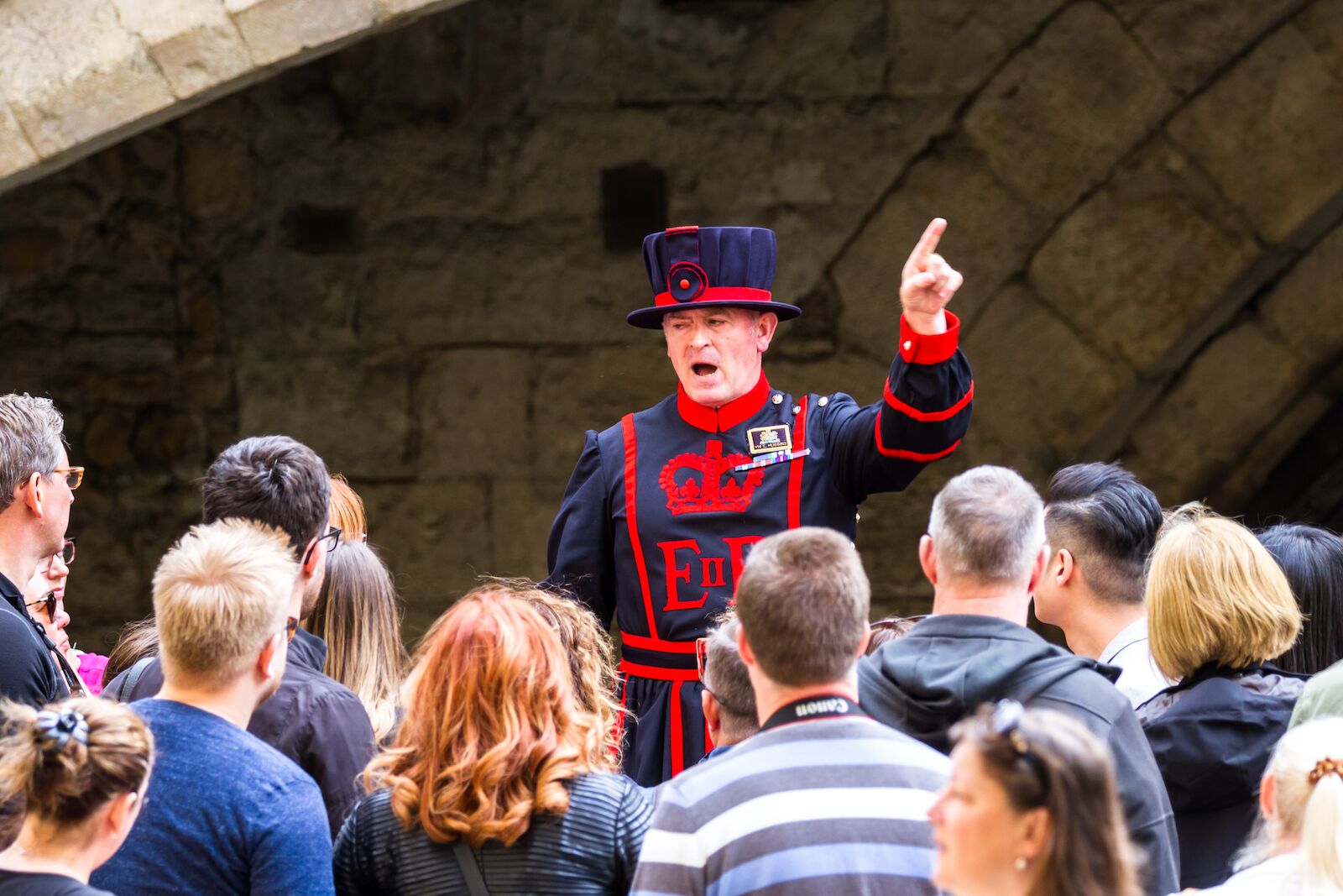 A Yeoman Warder at the Tower of London