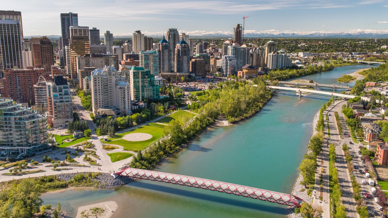 Calgary alberta downtown- direct flights from LAX