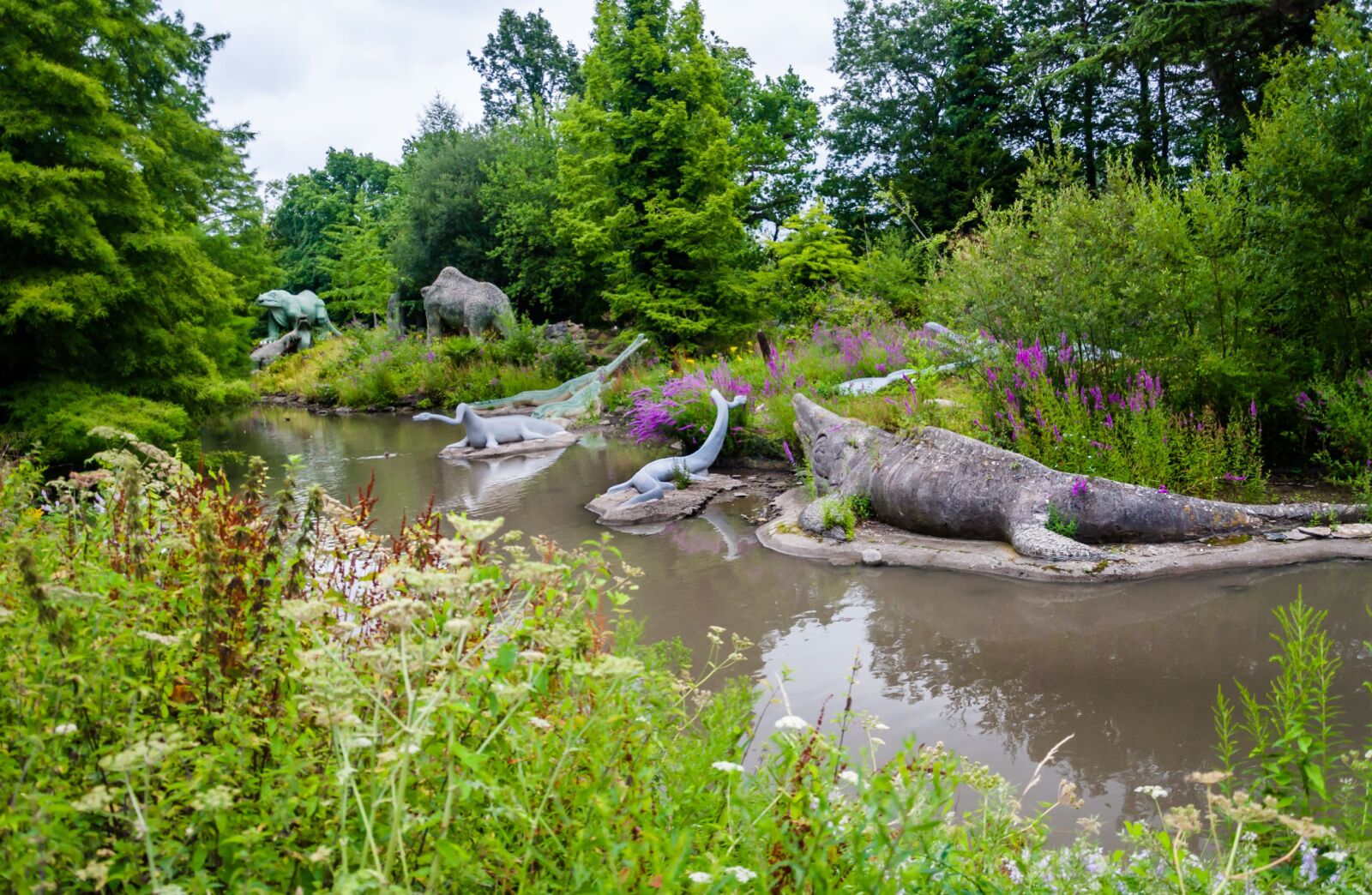 crystal palace parks in london dinosaurs 