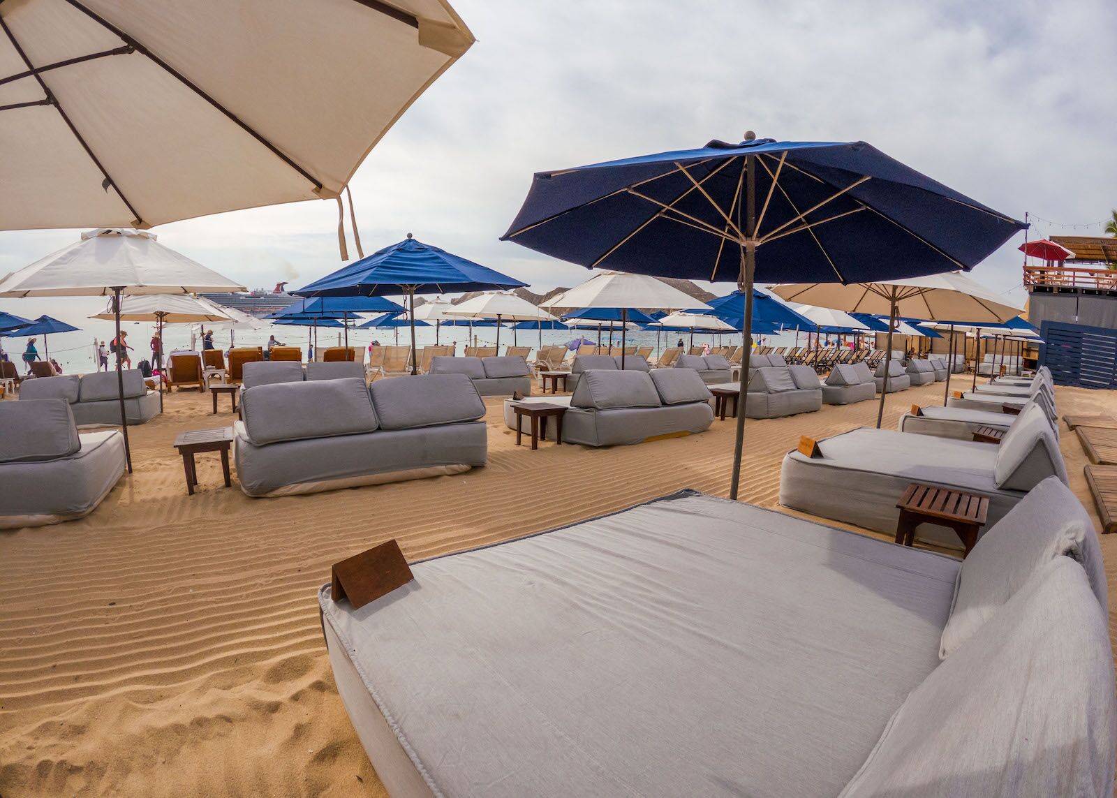 loungers at corazon in cabo san lucas