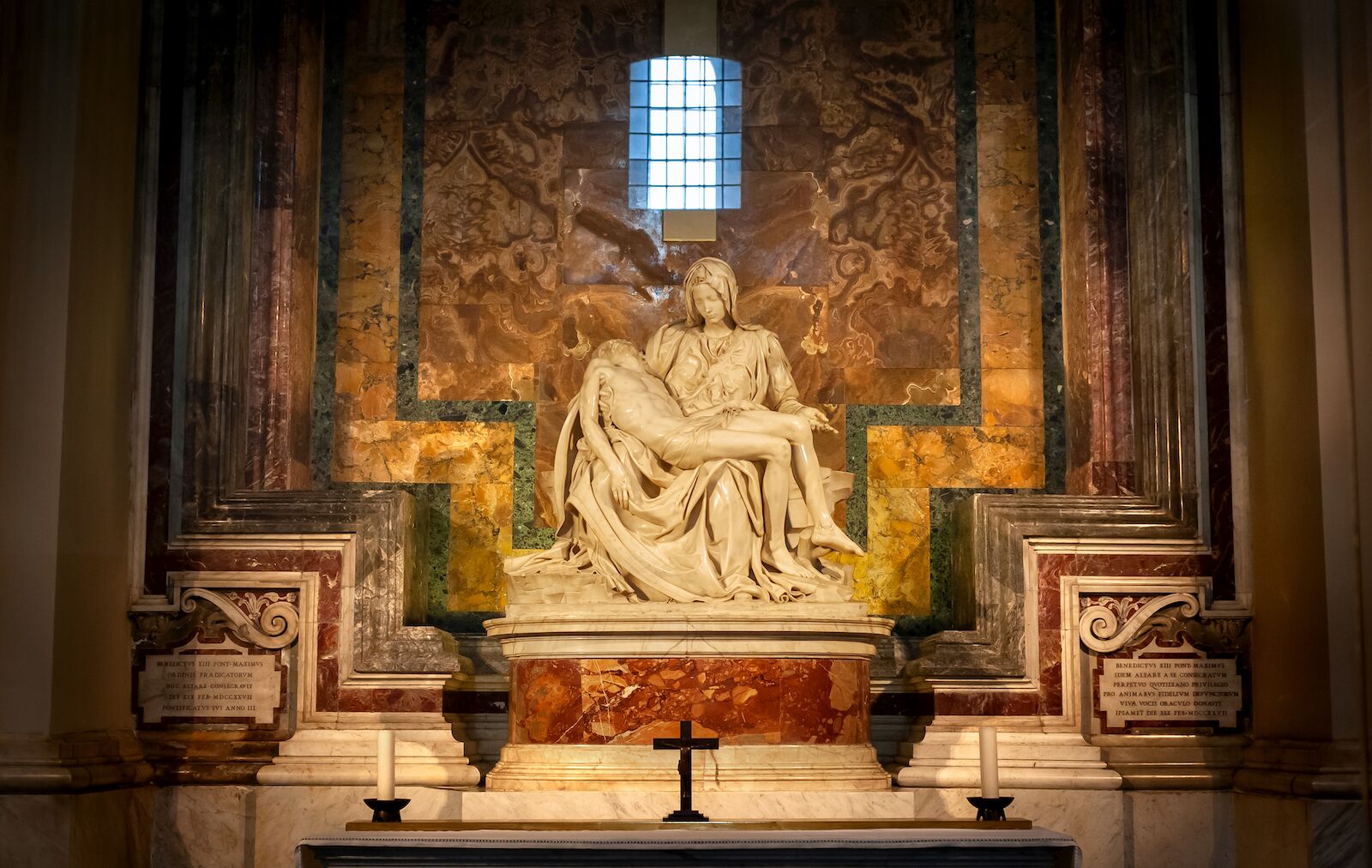 La Pieta by Michelangelo inside St. Peter's Basilica