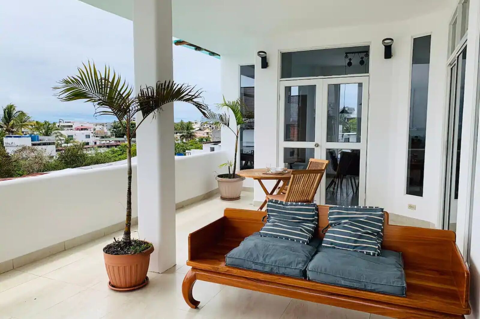Balcony in Airbnb Galapagos rental
