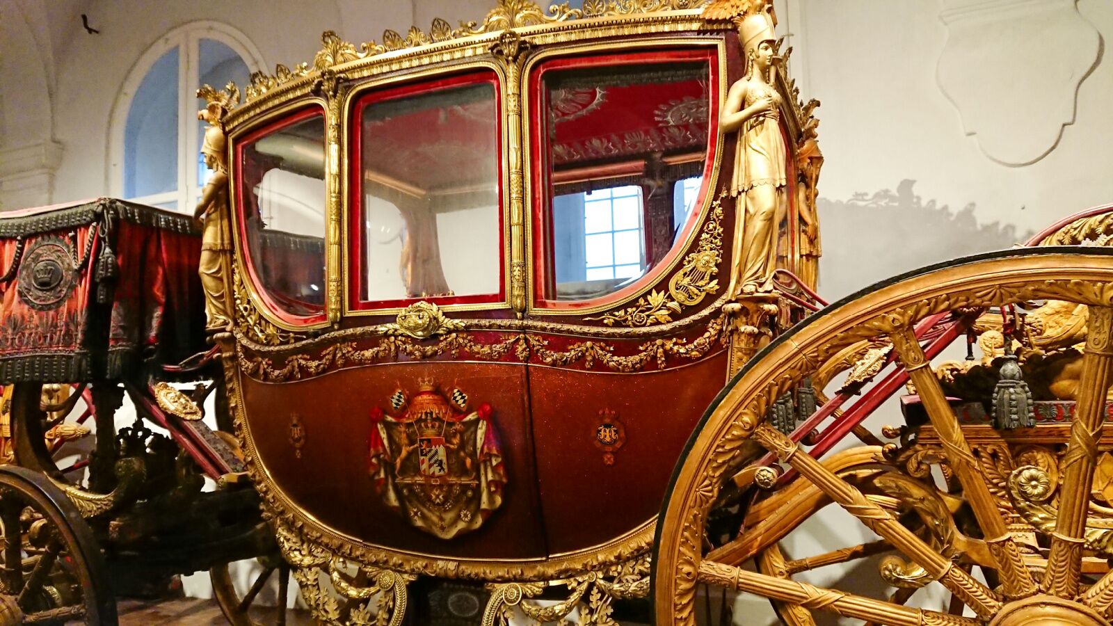 museums in munich- carriage museum display
