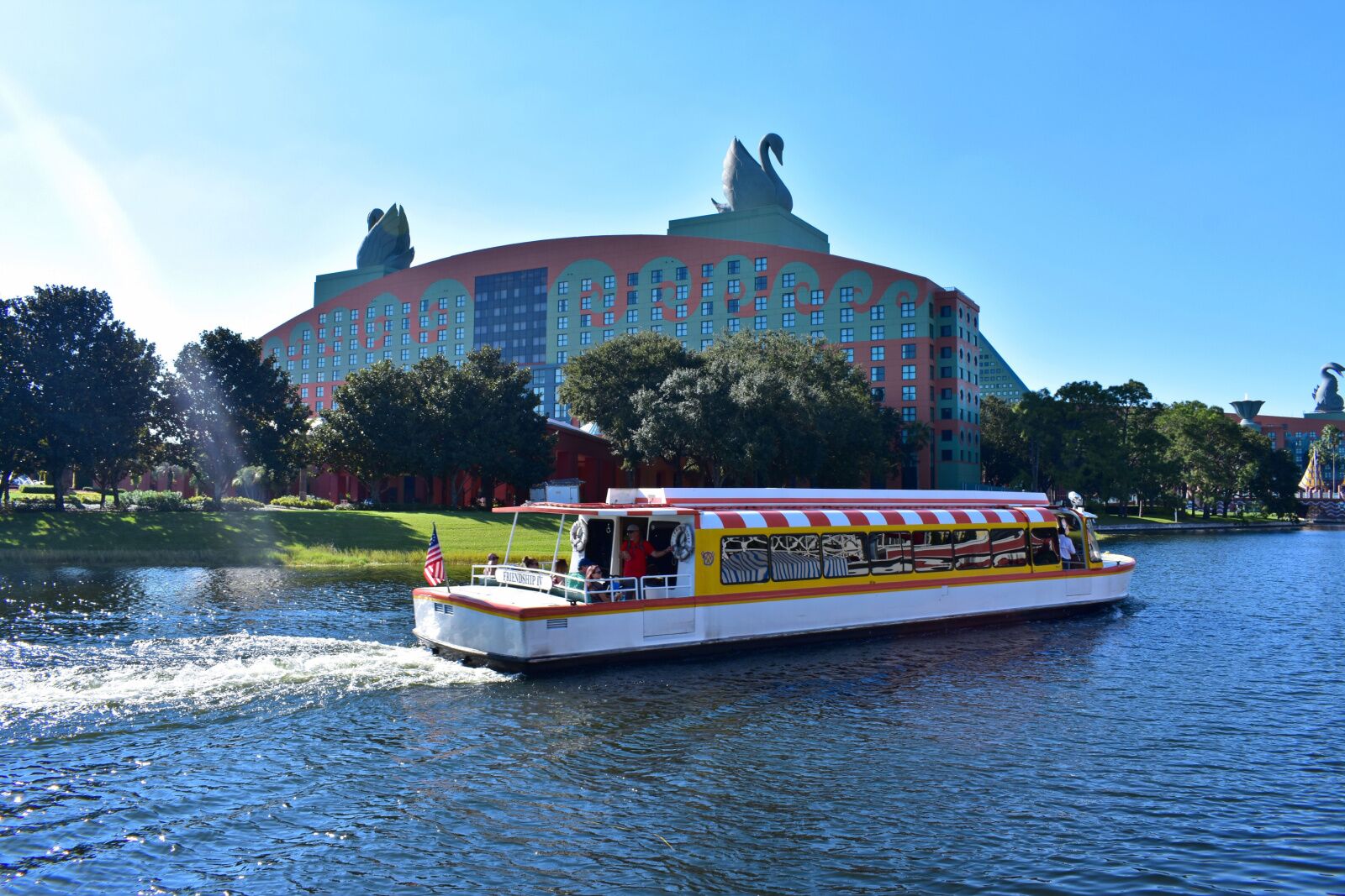 Disney world tips - stay at the swan hotel