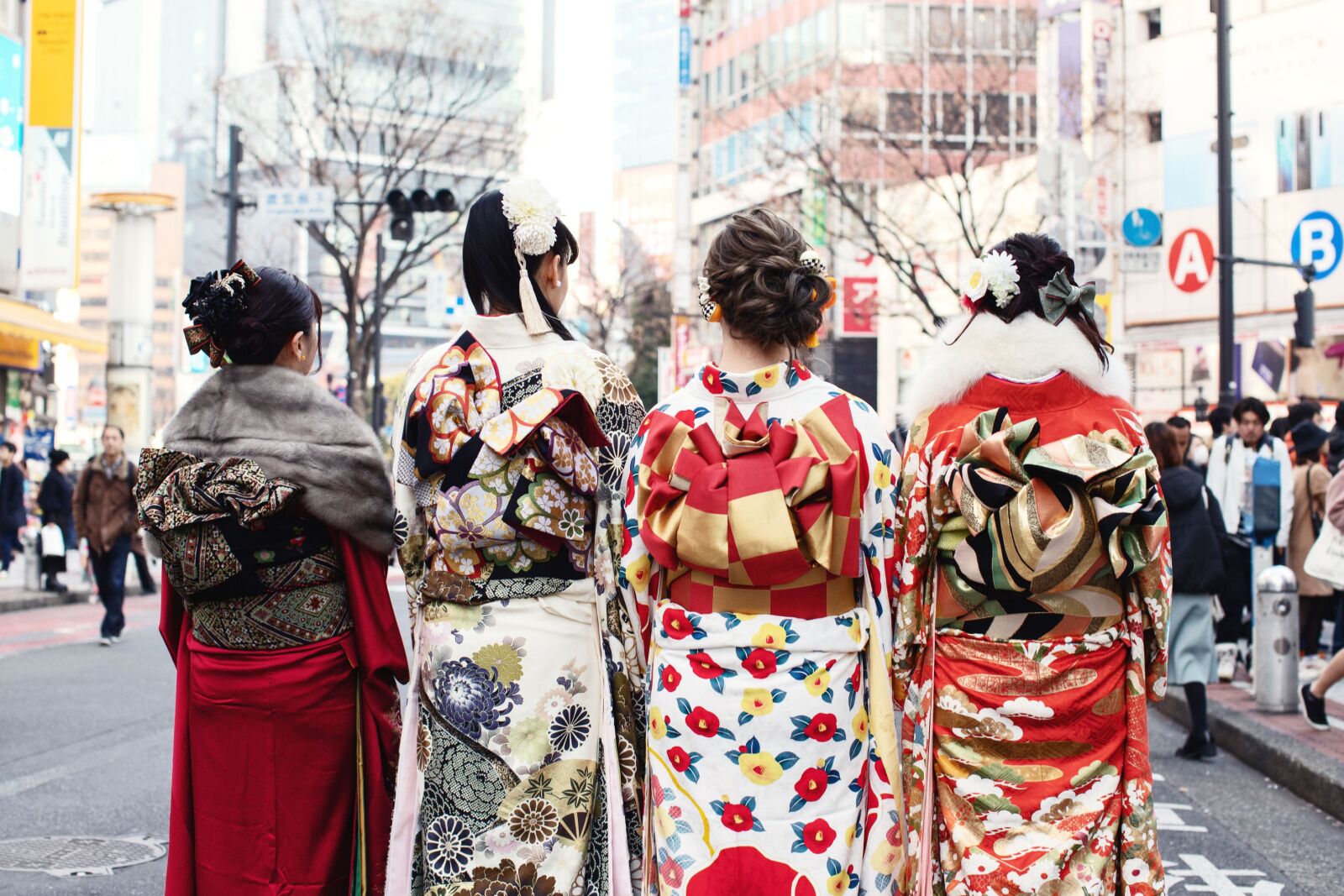 festivals in tokyo - coming of age day women