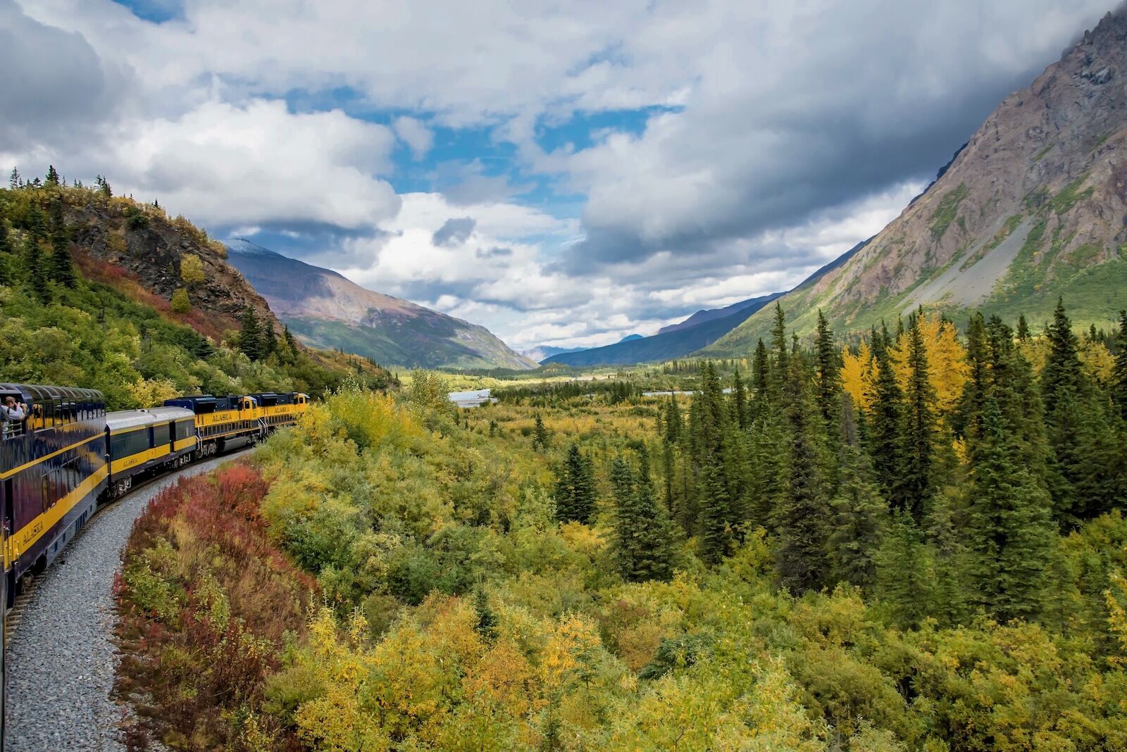 Train from the Alaska Railroad