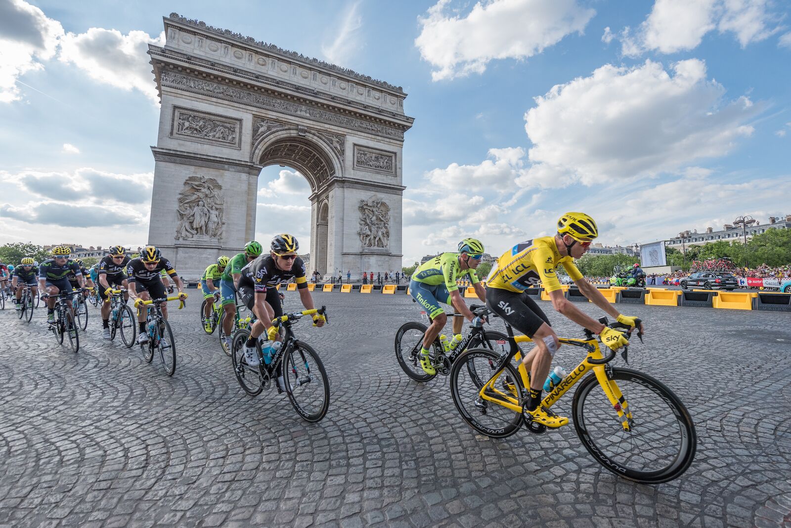 The arrival of the Tour de France is one the best events in Paris