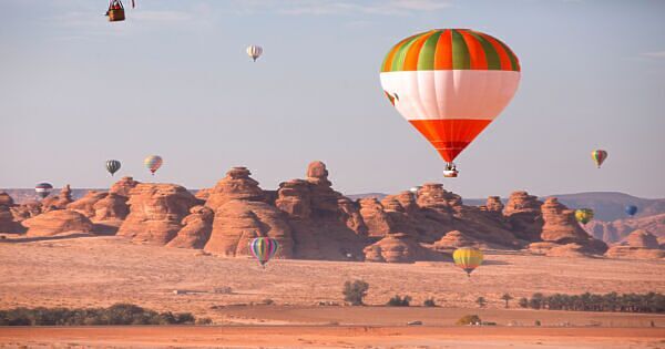 AlUla, Saudi Arabia, Has Its Own Hot Air Balloon Festival