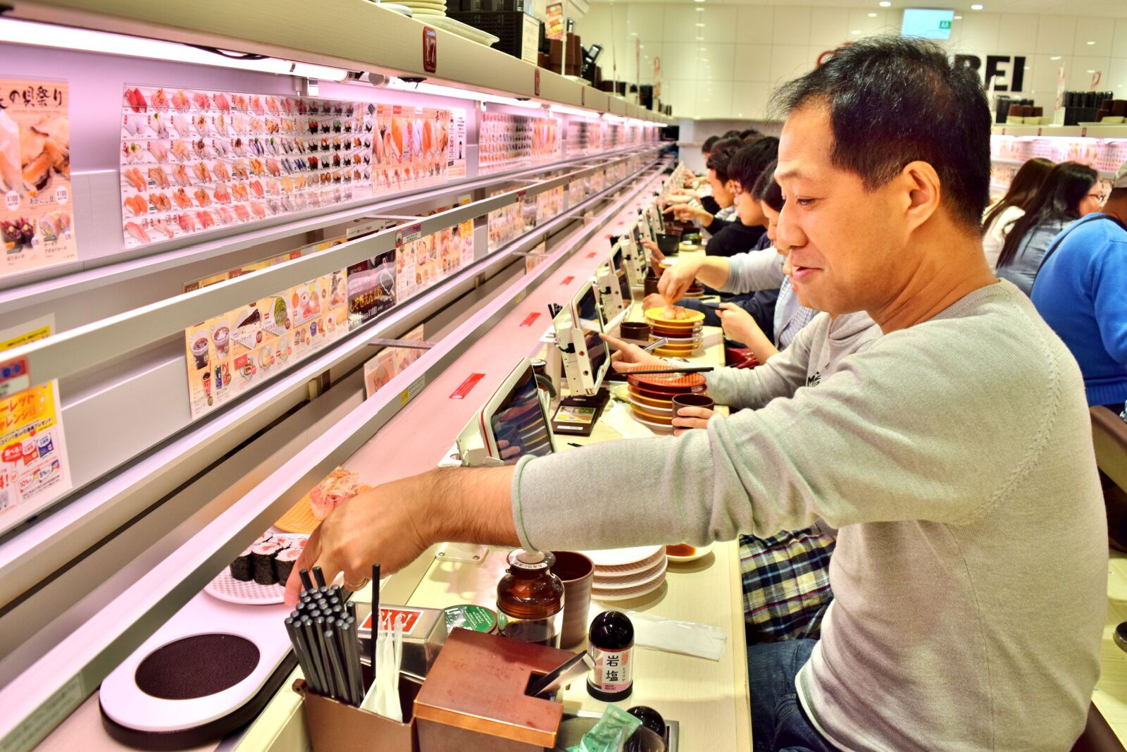best restaurants in tokyo - sushi conveyor