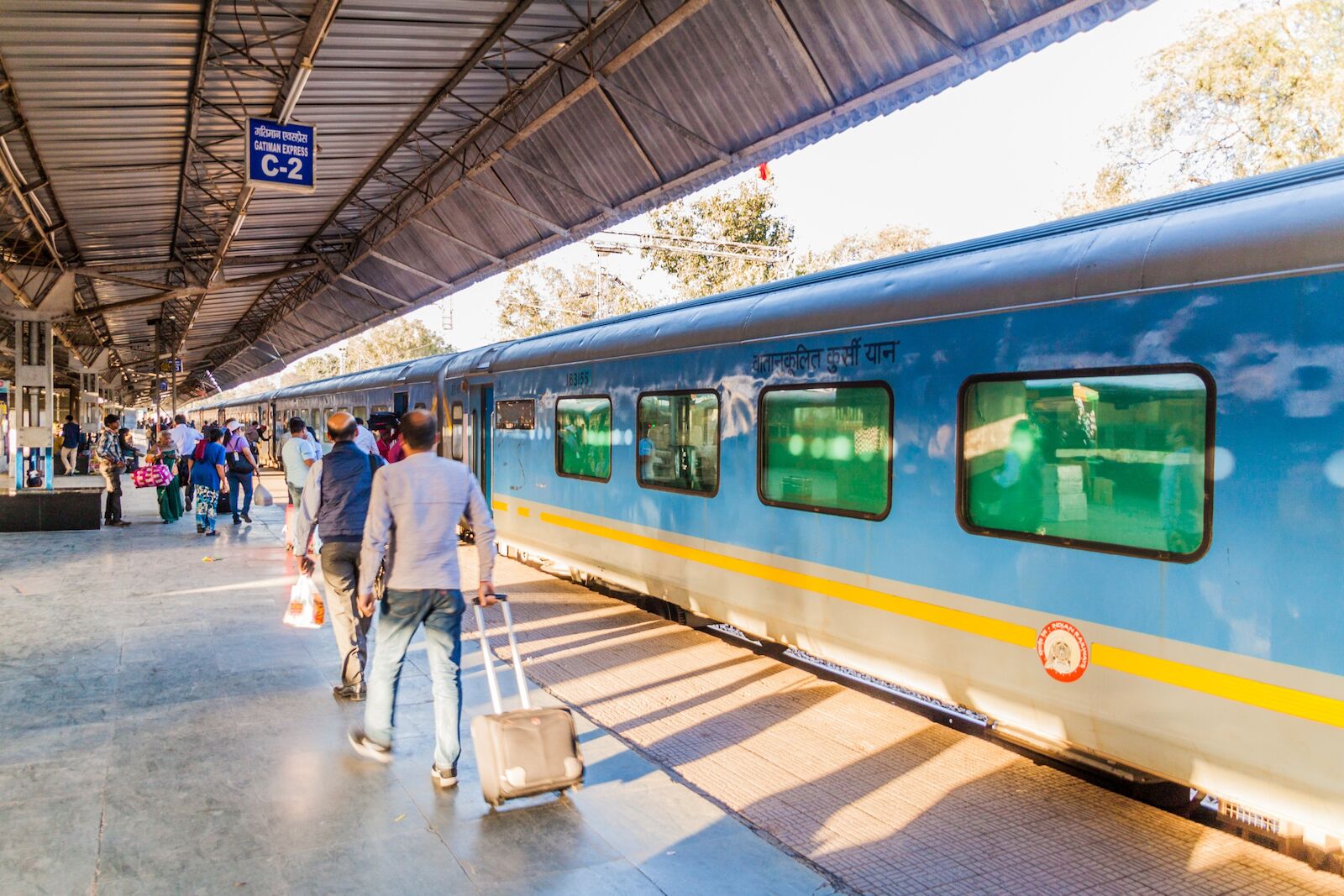 india bindia by rail - agra stationy rail - agra station