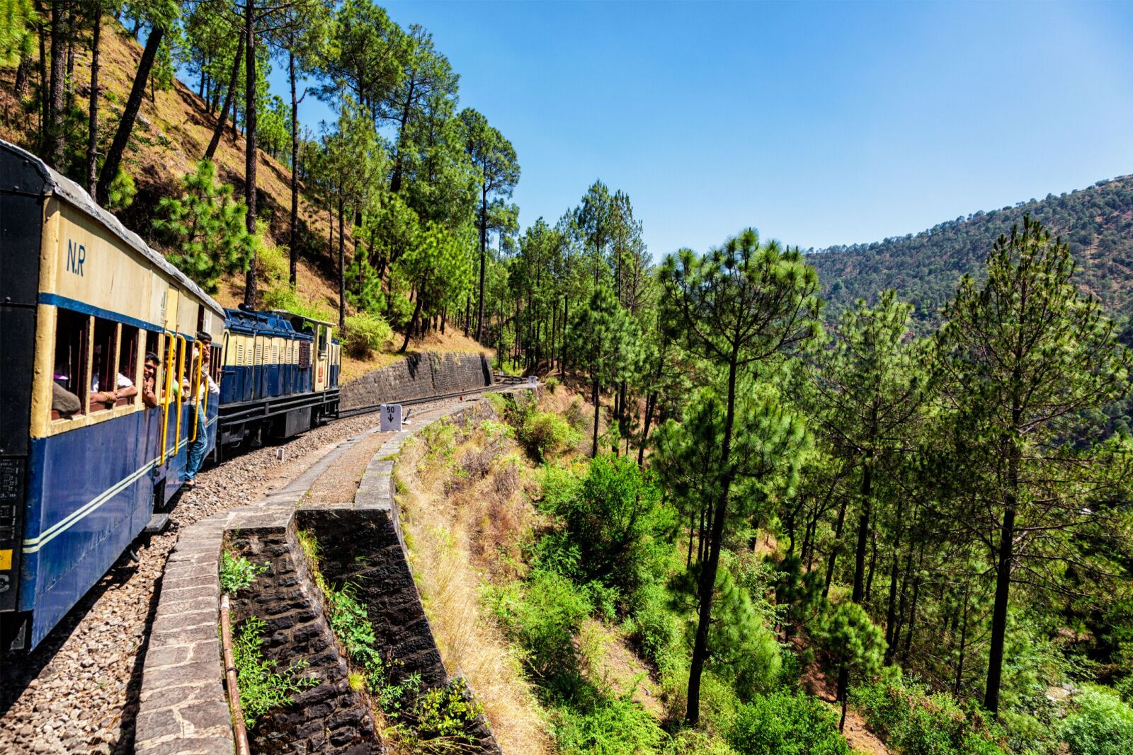 Indian railways - scenic northern train