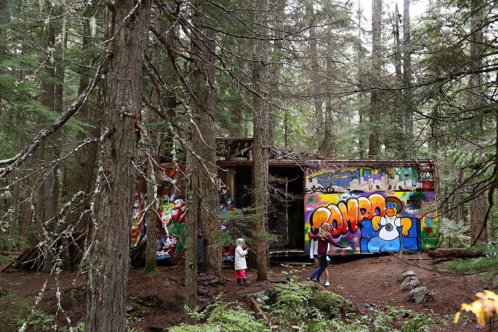 whistler hikes - train wreck 