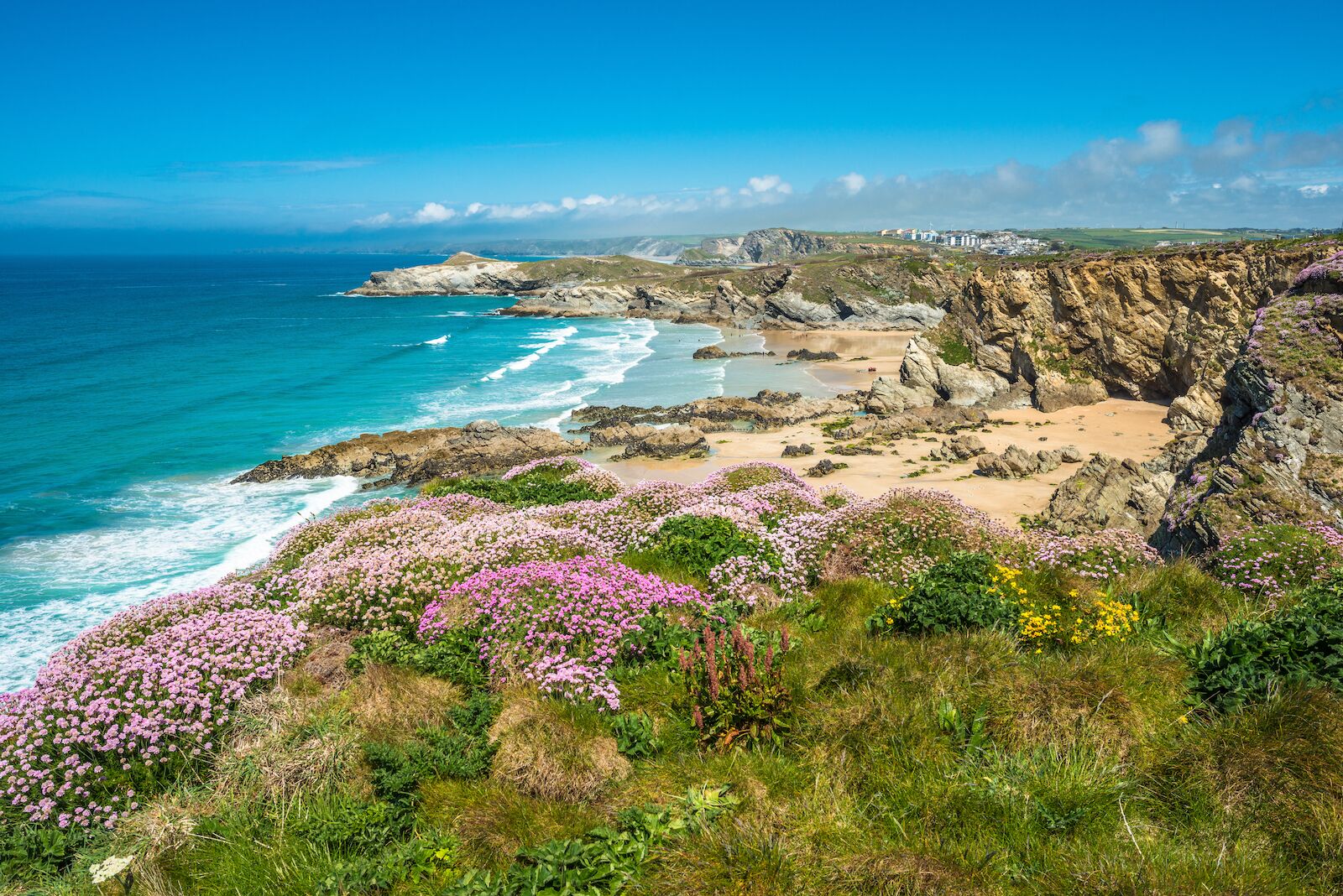 Coastal scenery in Cornwall, England