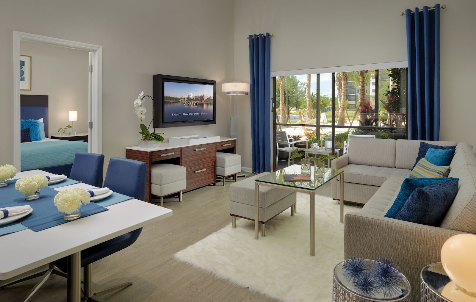 accommodation rooms at the grove resort and water park orlando