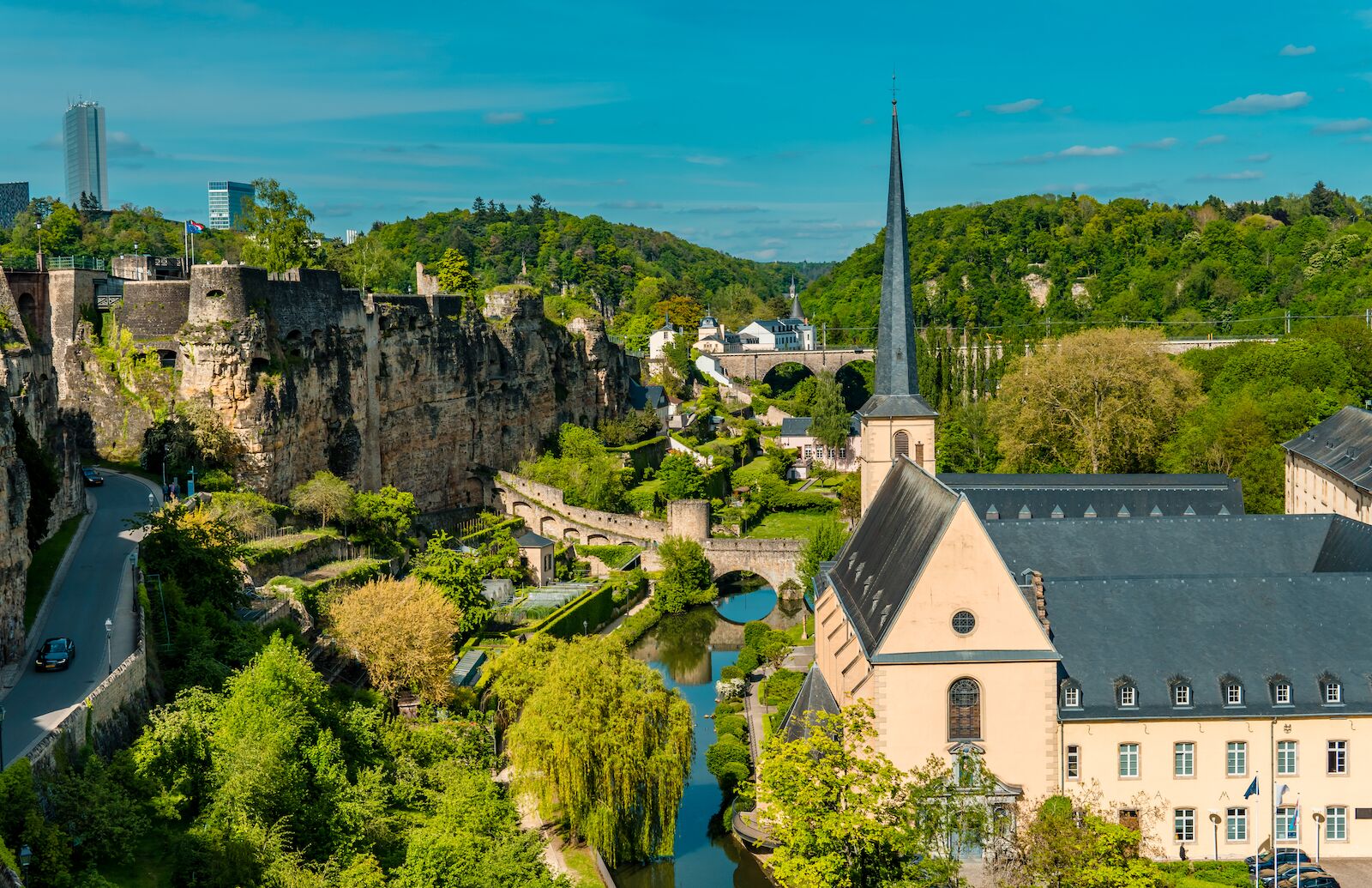 View of Luxembourg City