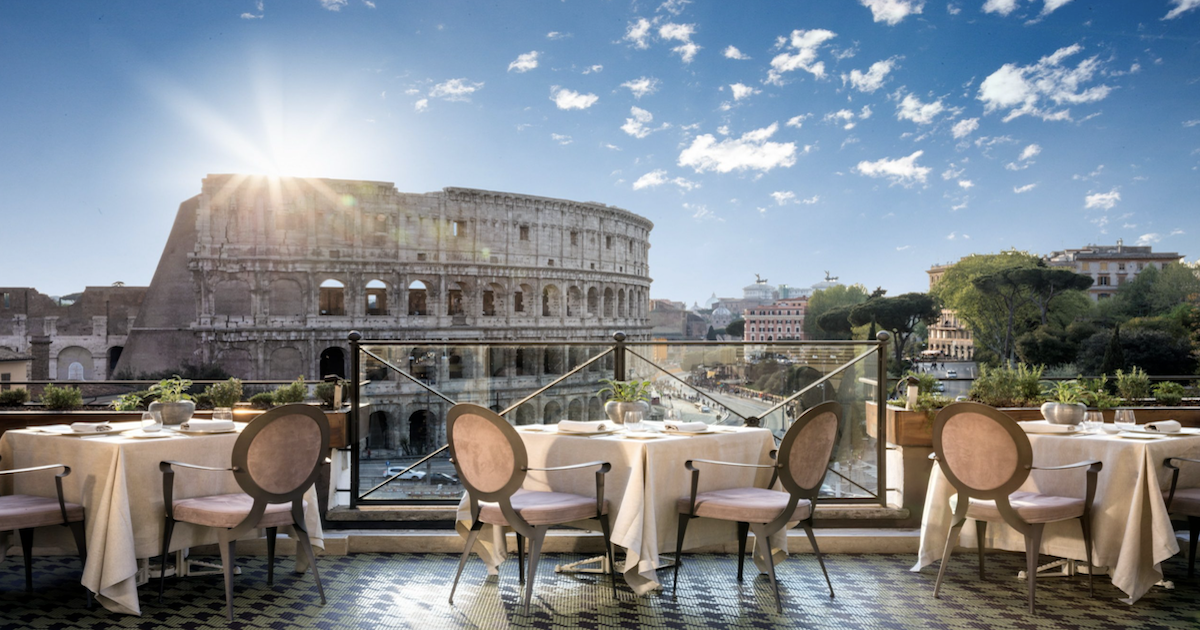 The Aroma Restaurant Has the Best Colosseum View in Rome