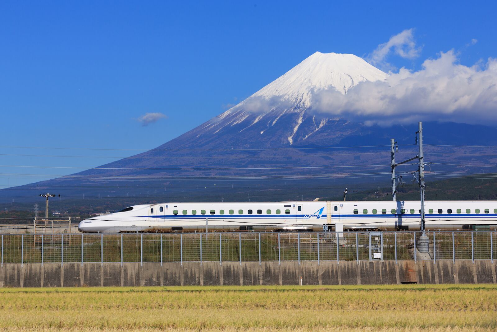 shinkansen train in japan